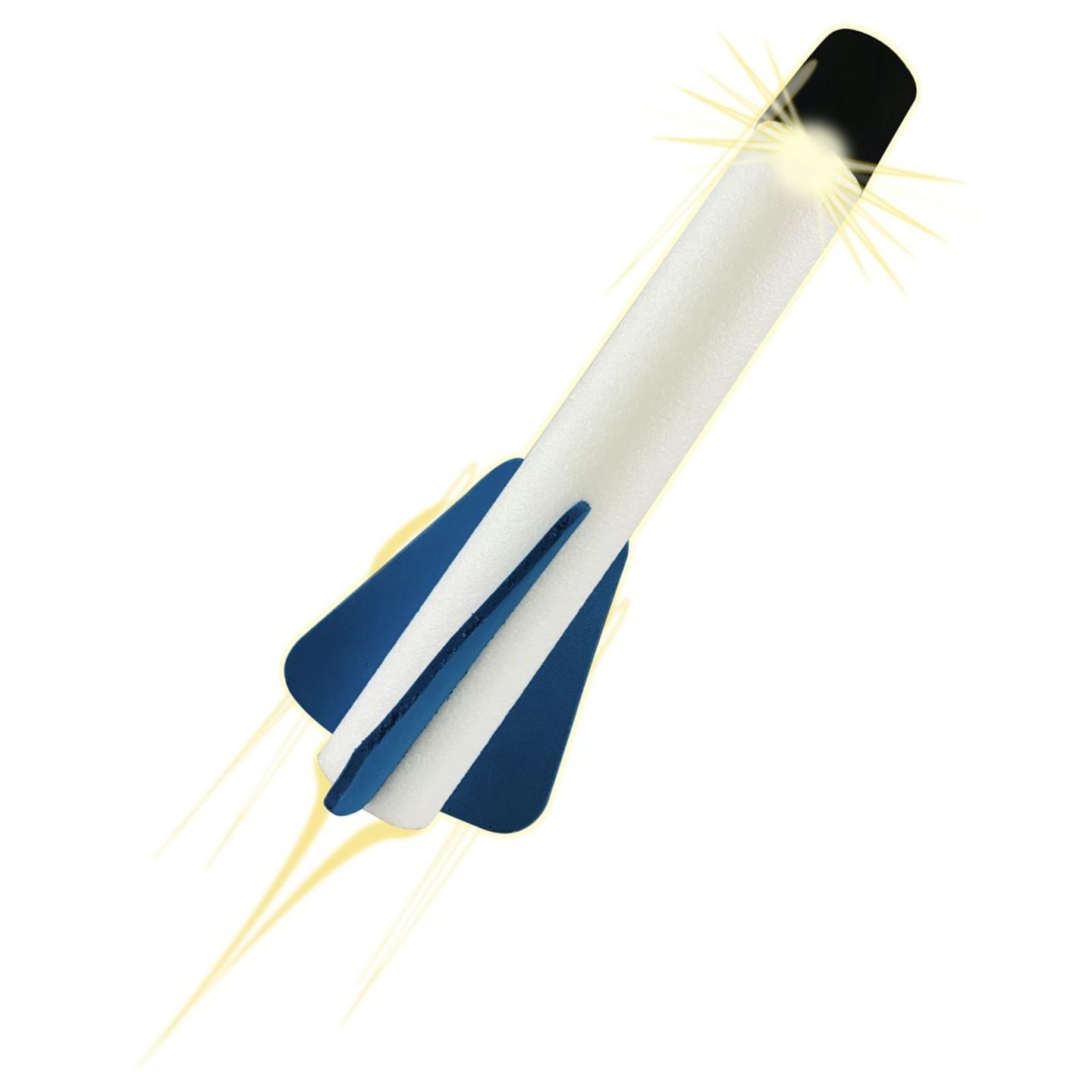 Air Powered Rocket Launcher with LED Rockets