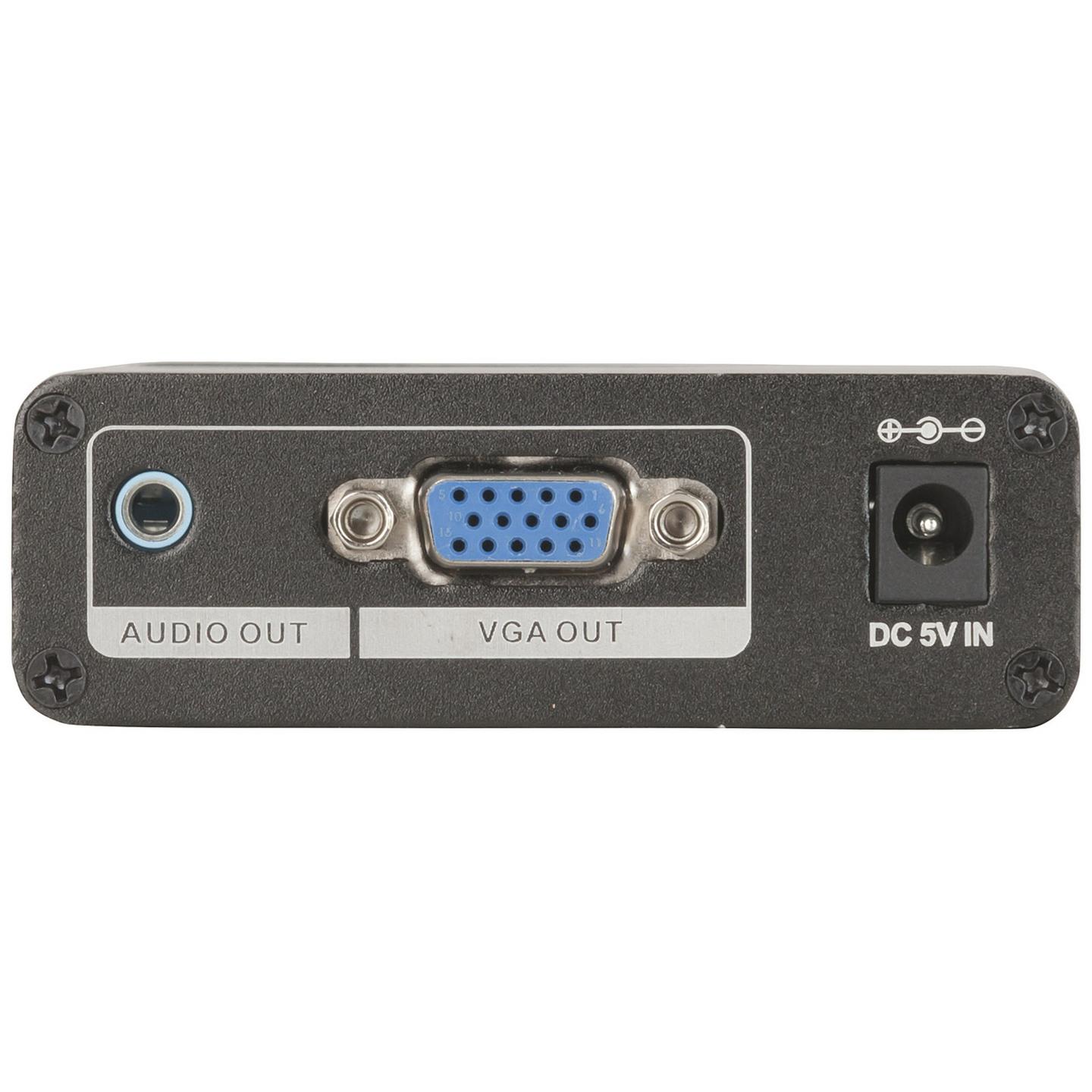 4K HDMI to VGA and Stereo Audio Converter