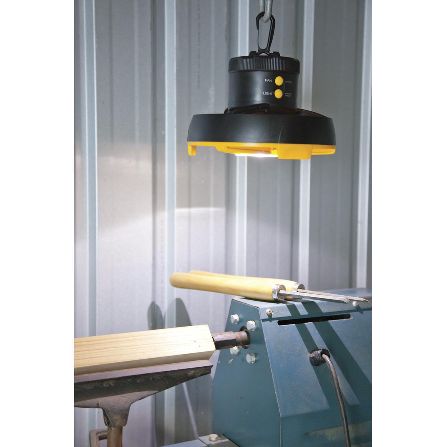 Portable Ceiling Fan and Light