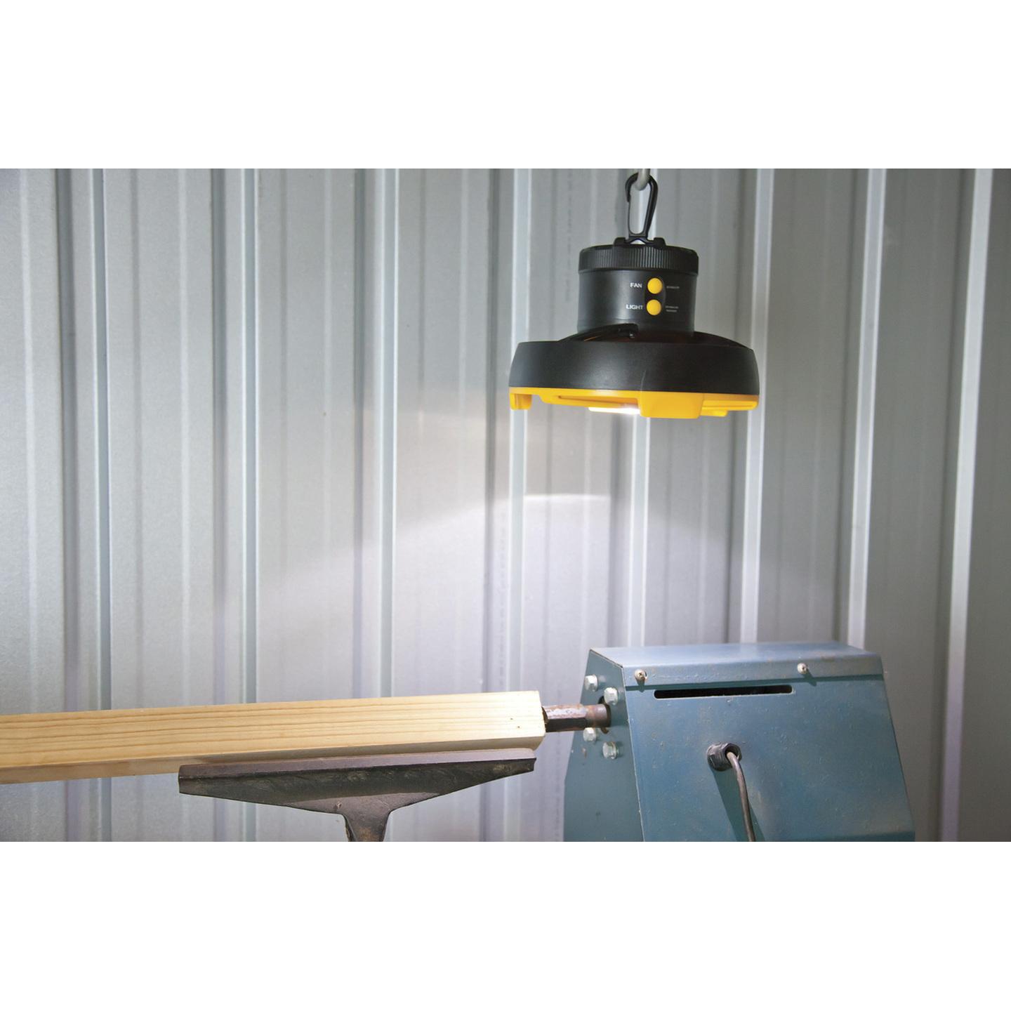 Portable Ceiling Fan and Light