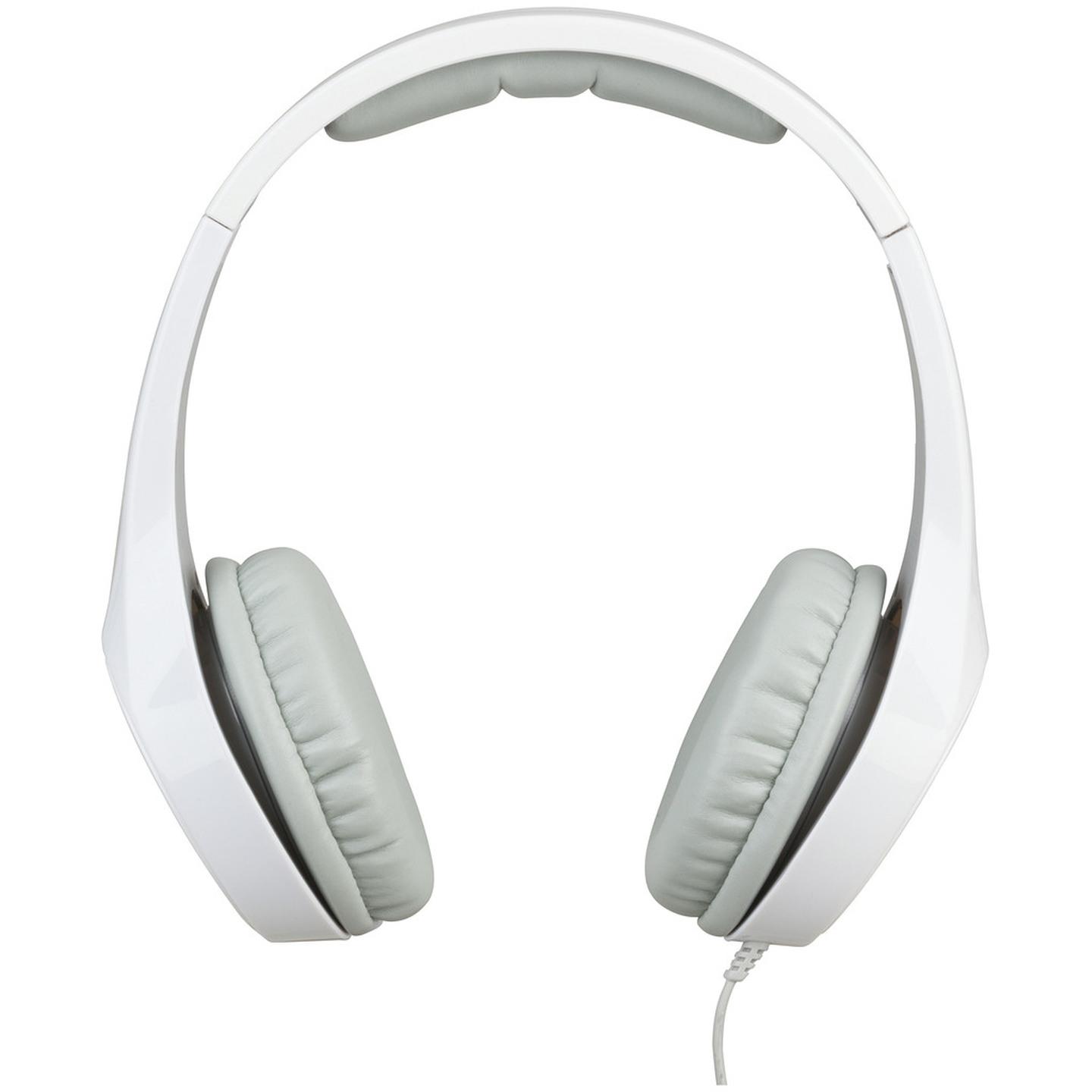 Gloss White Hi-Fidelity Stereo Headphones
