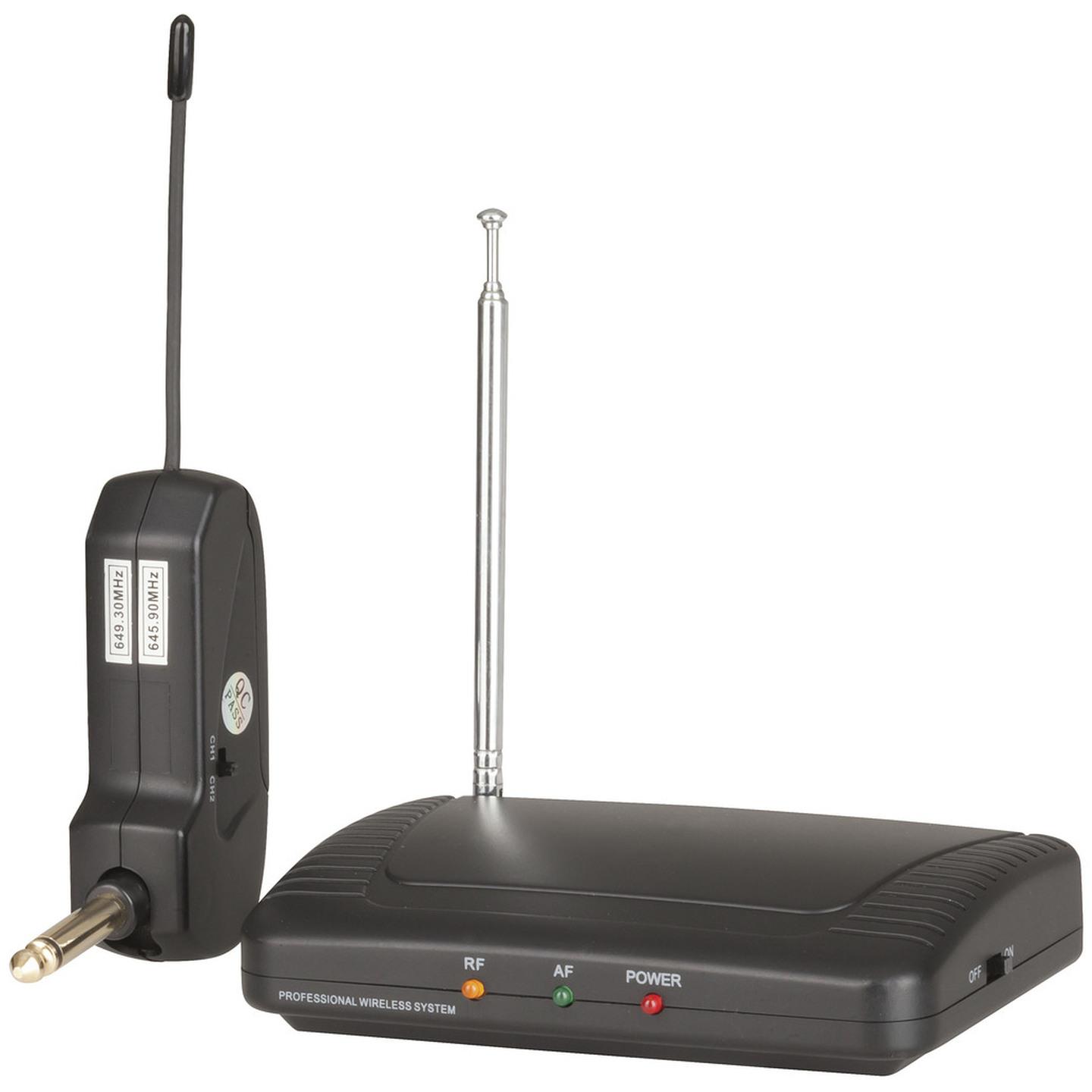 UHF Wireless Guitar Transmitter and Receiver