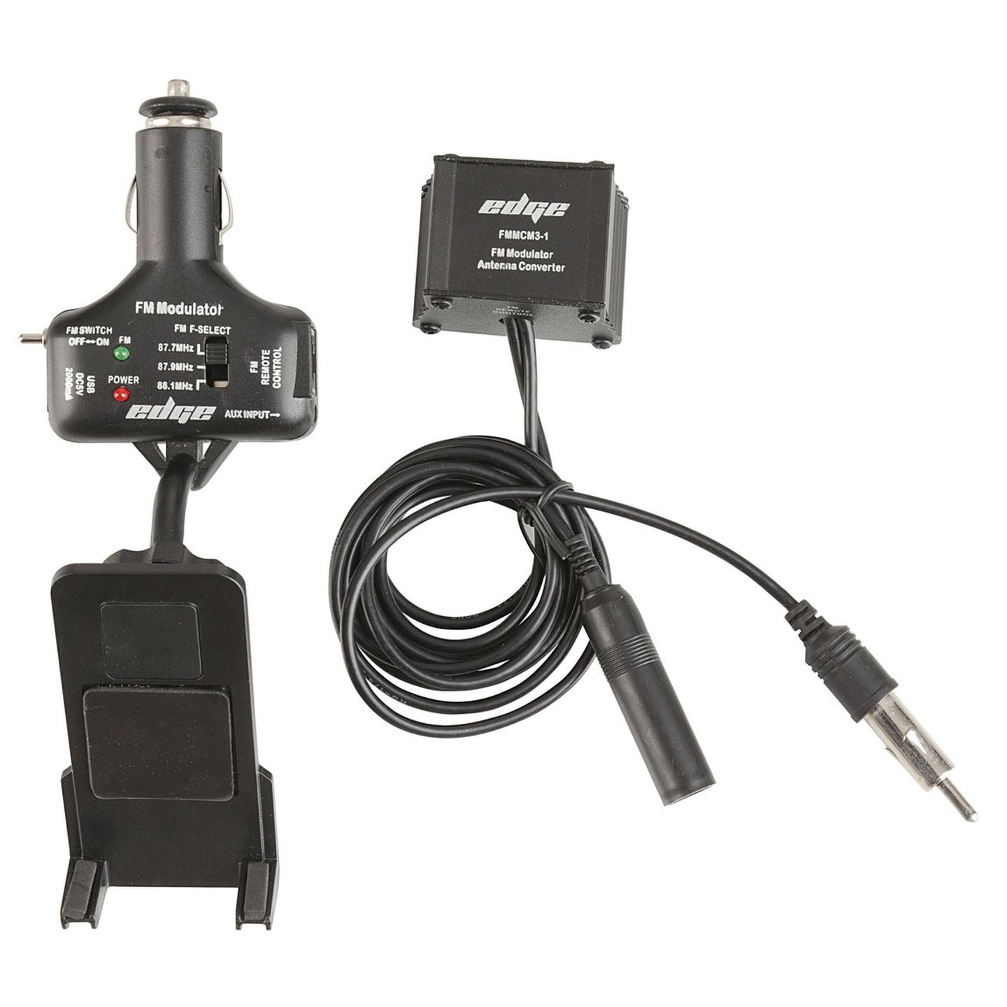 In-Car FM Transmitter Kit with in-line Antenna Connection