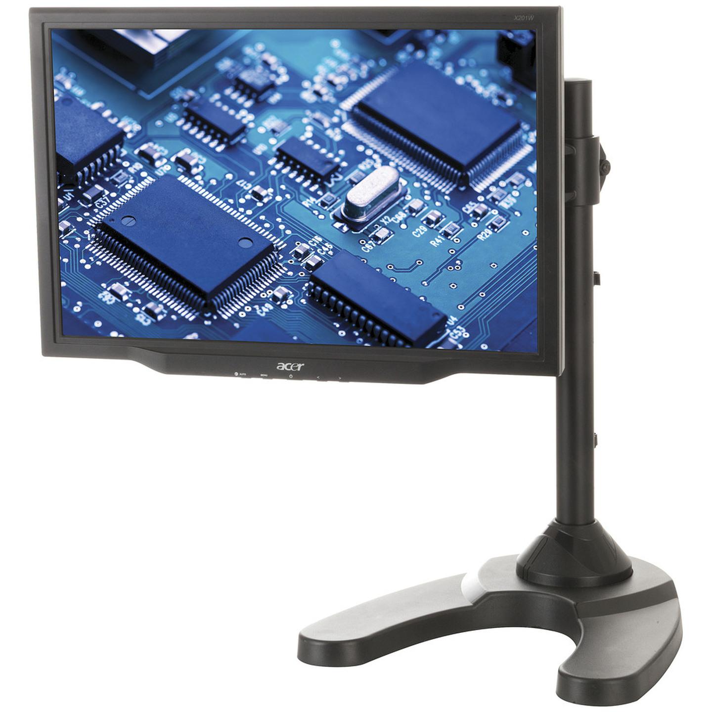 BRKT LCD MONITOR STAND SINGLE BLK