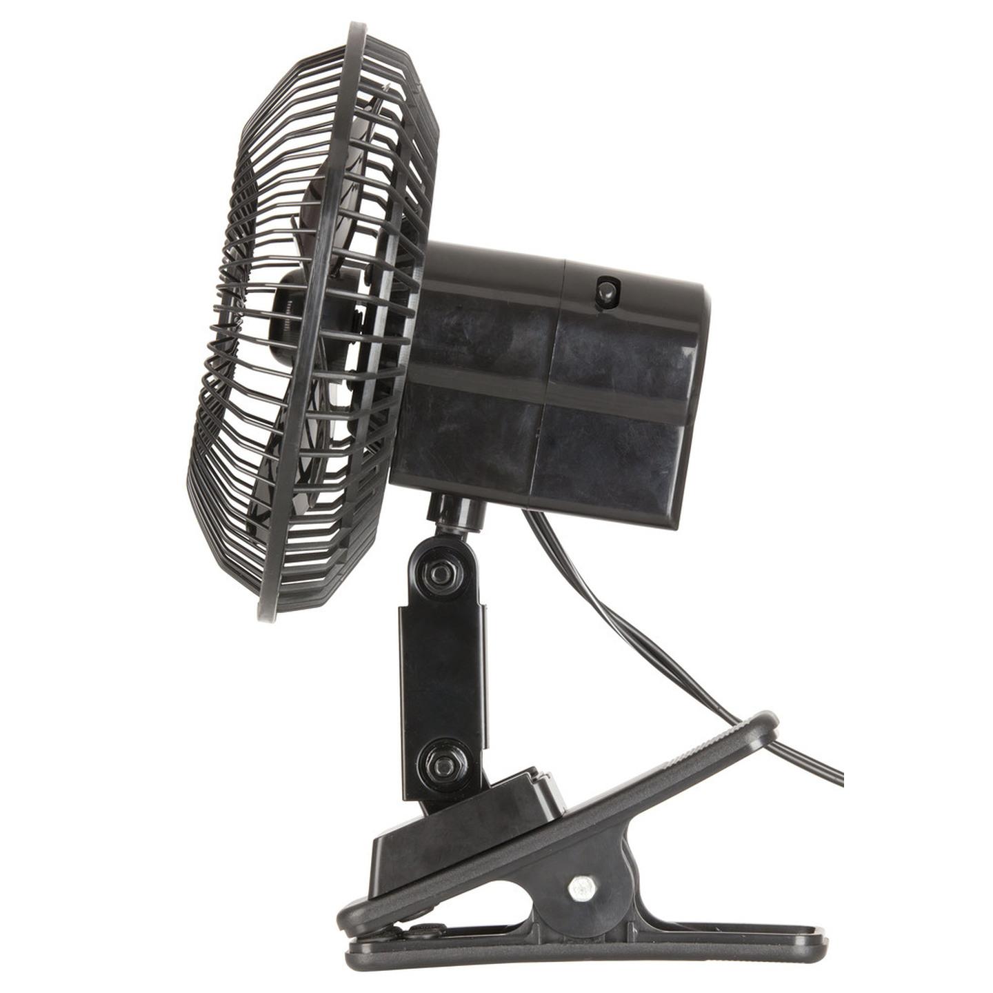 12VDC Oscillating Fan with Clamp