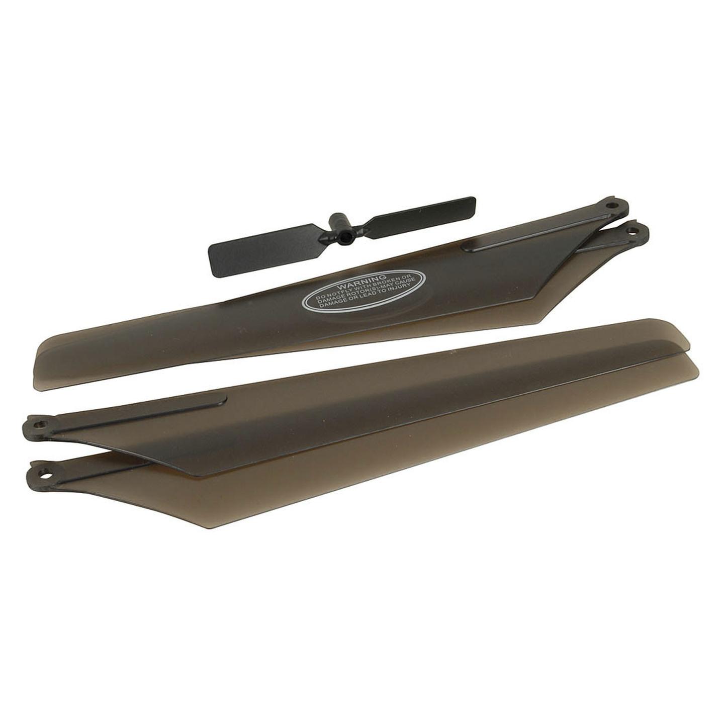 Main Rotor Blade and Tail Blade to suit GT-3360 Helicopter