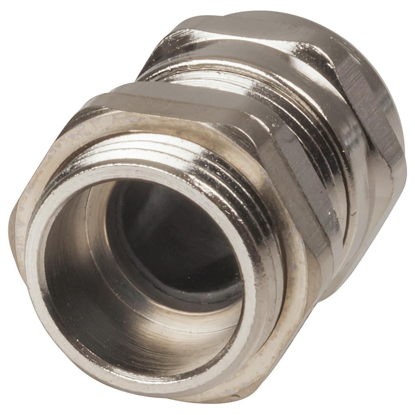 IP68 Nickel Plated Copper Cable Glands 5 to 10mm Pack of 2