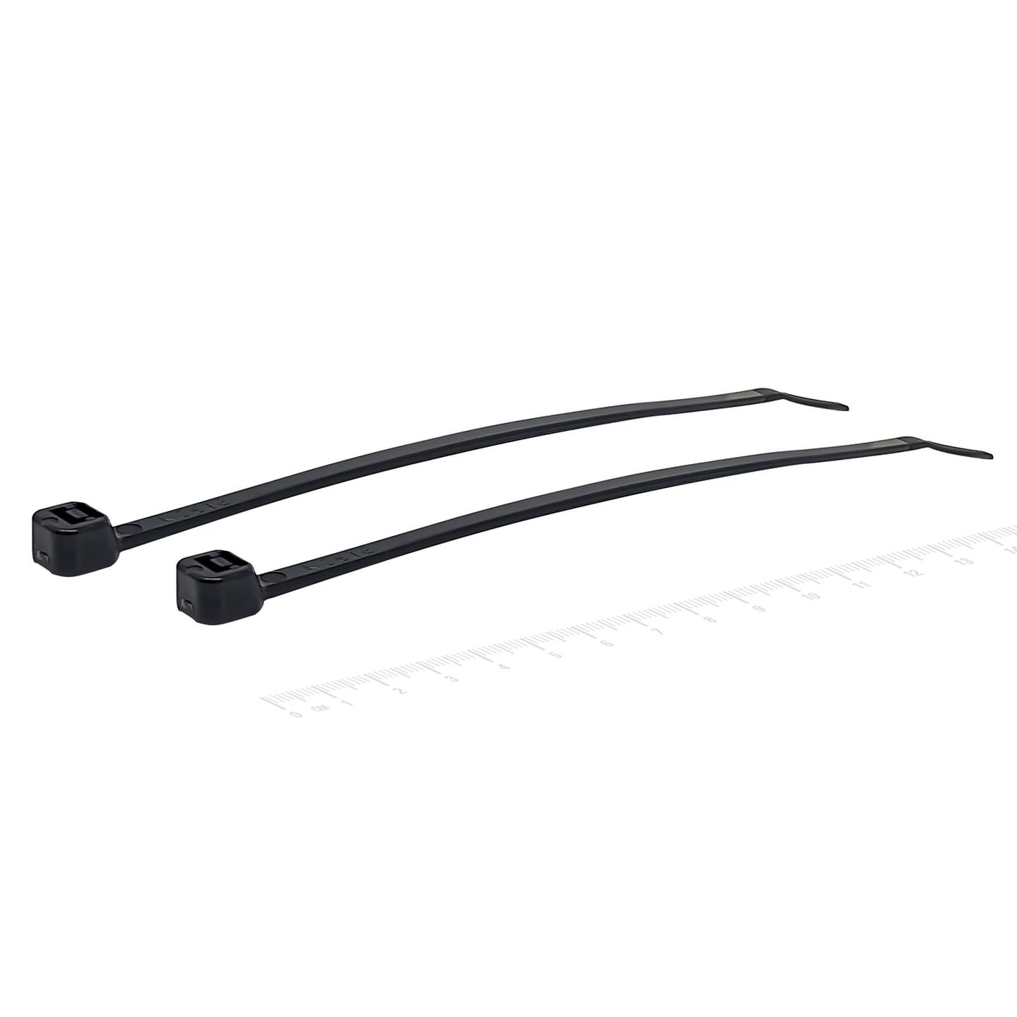 150mm Black Cable Ties - Pack of 15