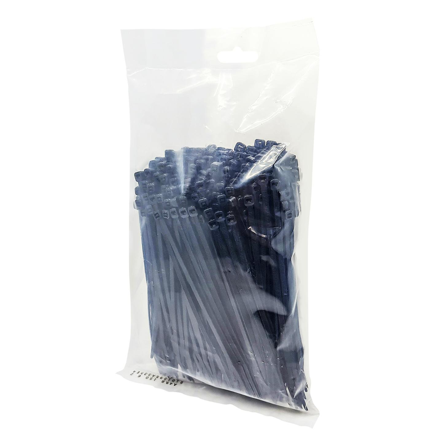 150mm Black Cable Ties - Pack of 500