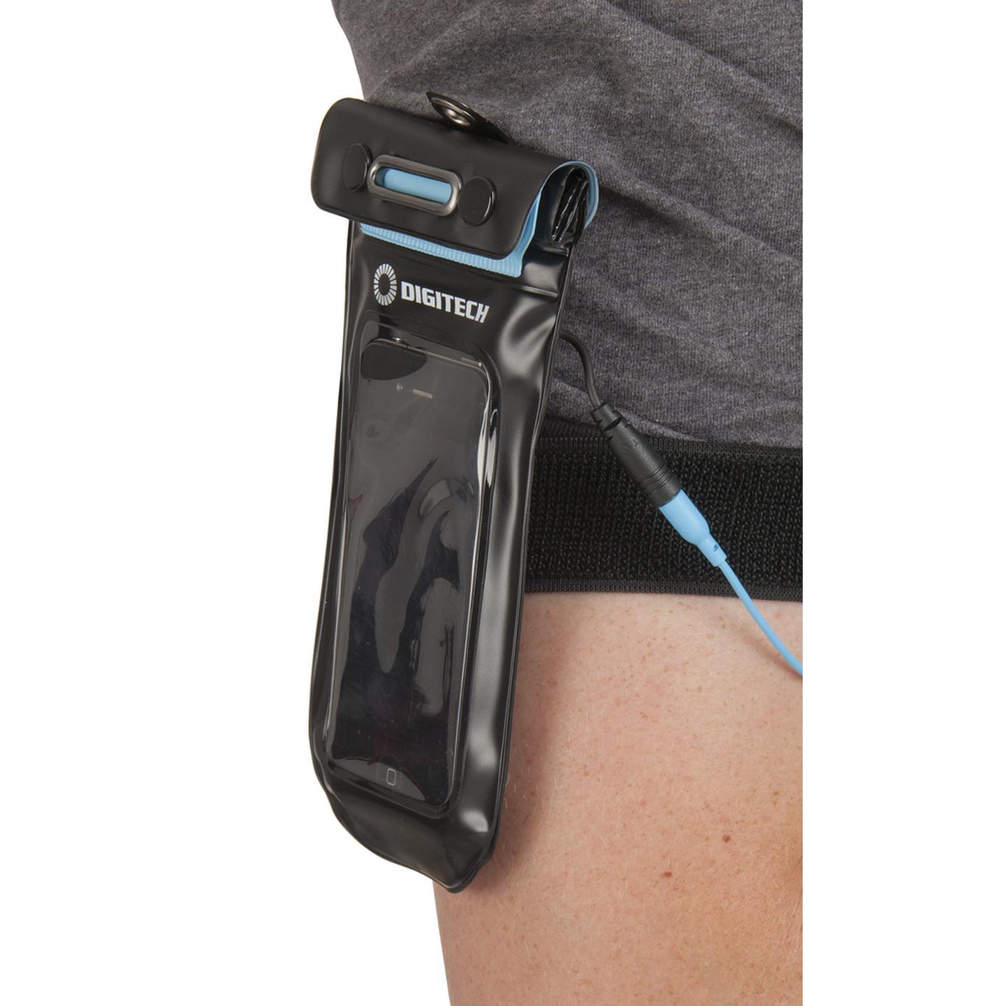 Waterproof Smartphone Pouch with Armband and Headphones