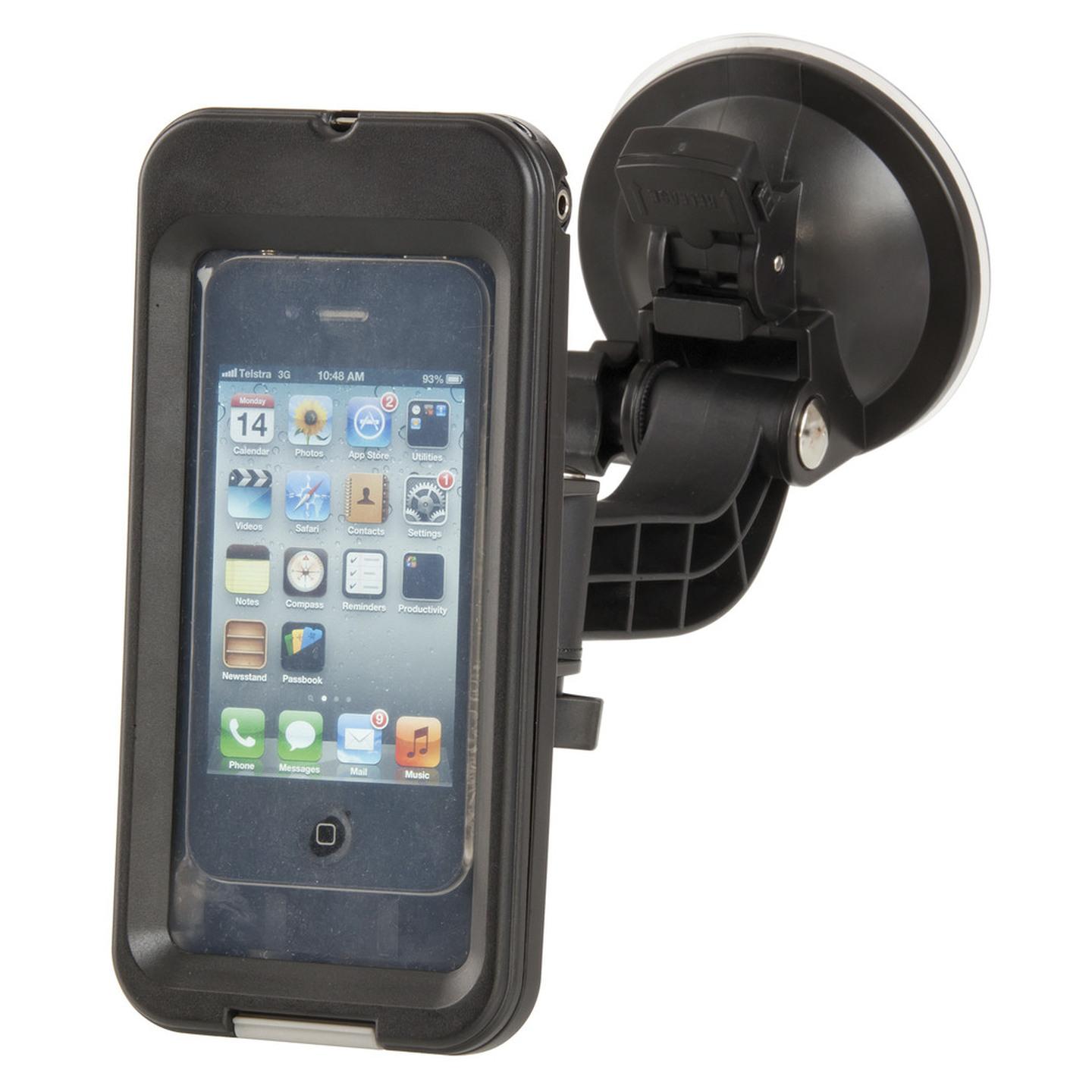 Smartphone Waterproof Case with Windscreen and Bike Mount