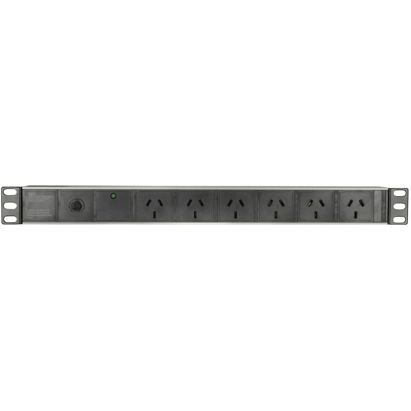 6-Way PDU with Surge and Overload Protection