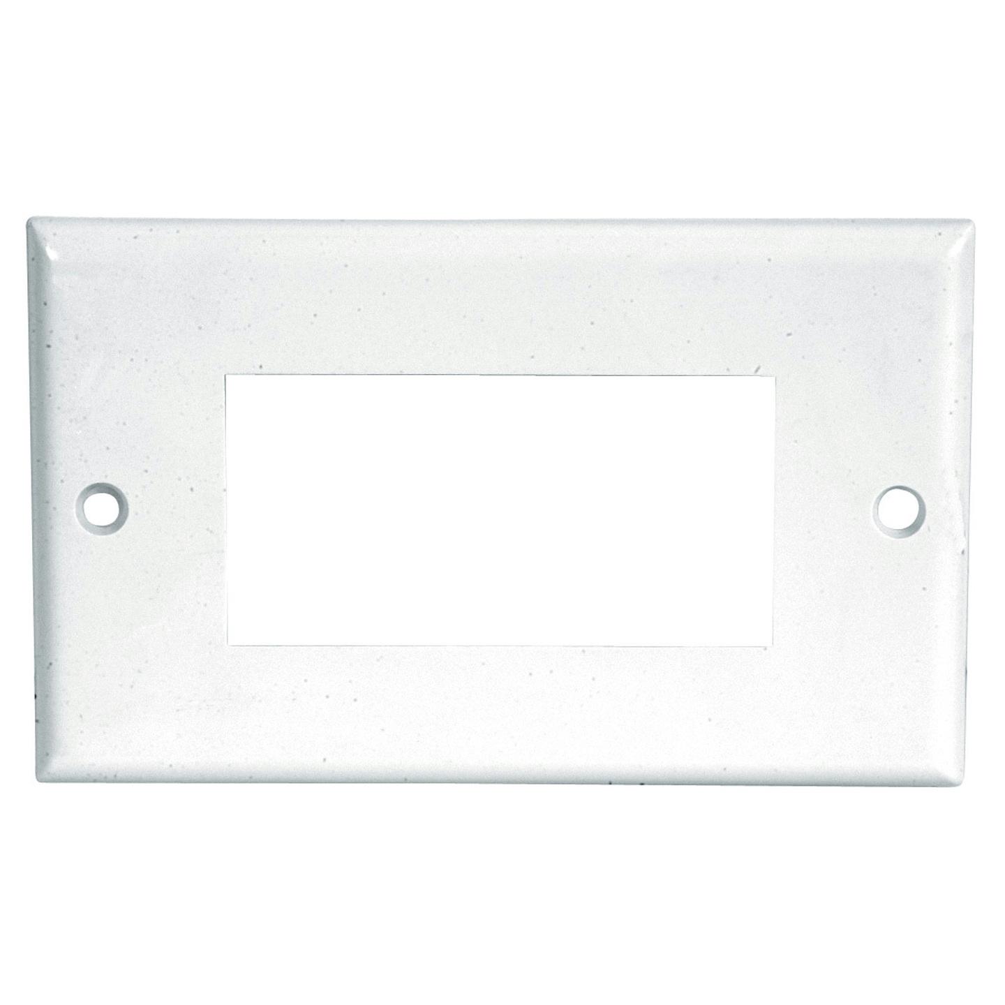 Wallplate with cutout