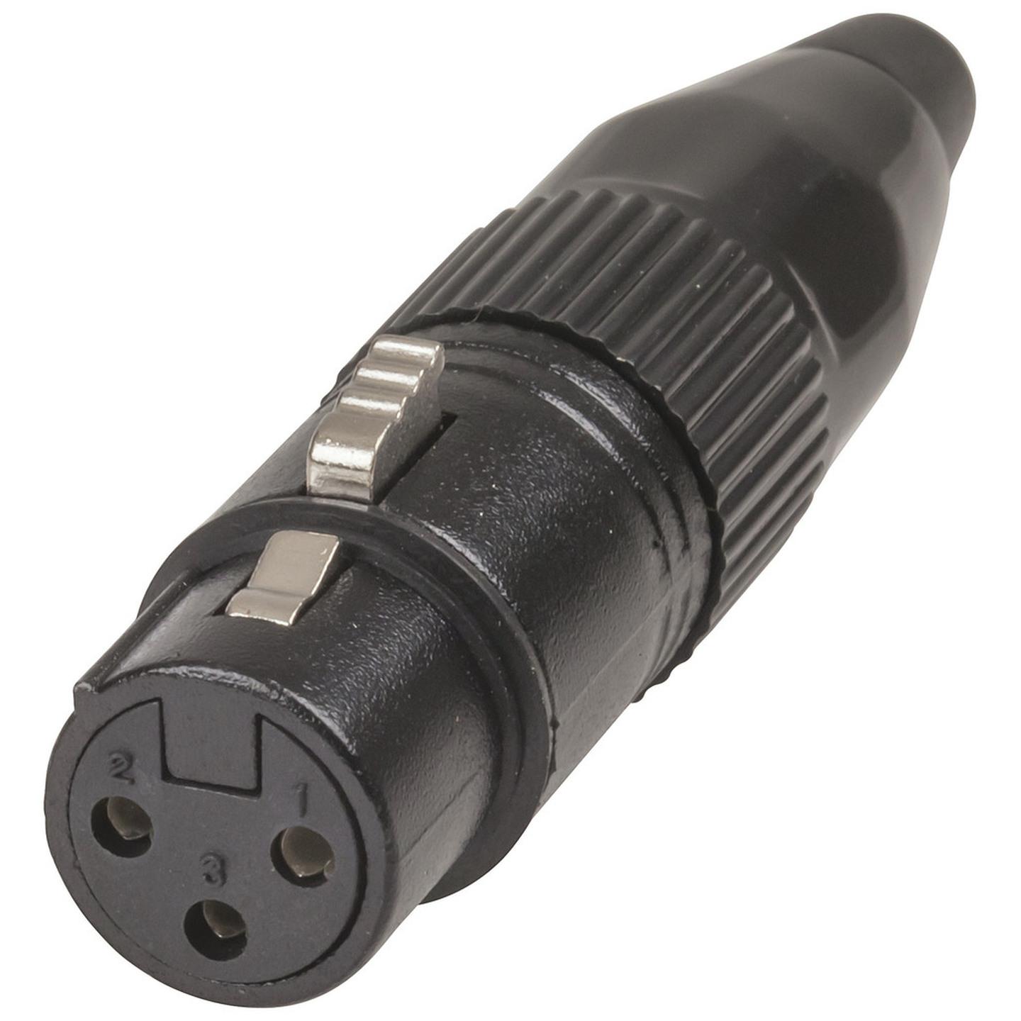 3 Pin Line Female Cannon Type Connector