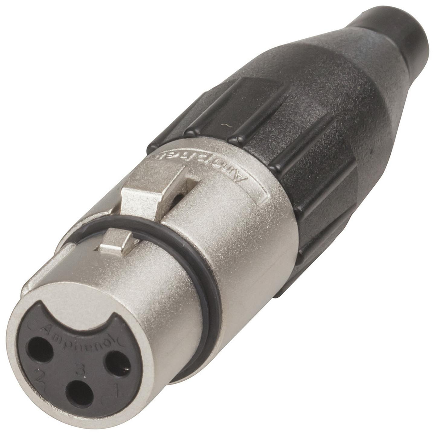 Amphenol 3 Pin Line Female Cannon Type Connector