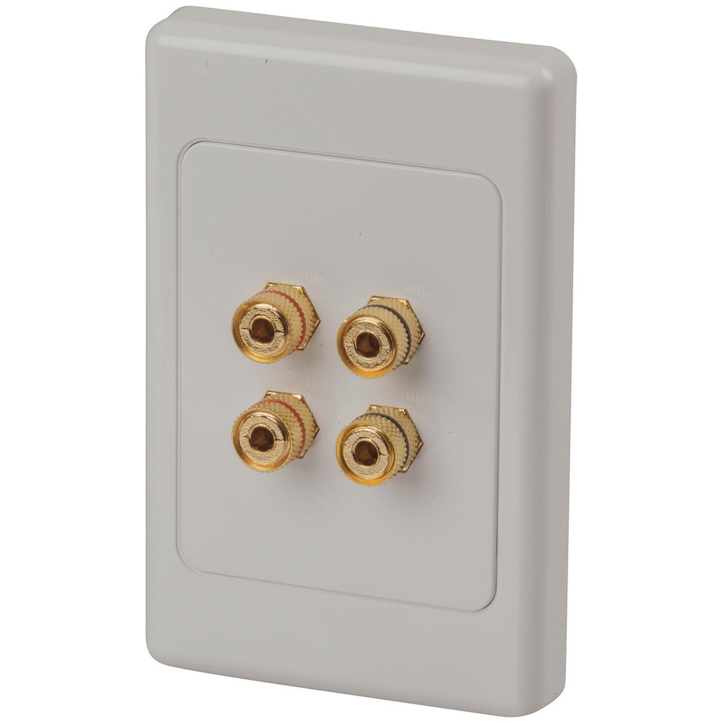 Gold Screw Terminals On Large Wallplate