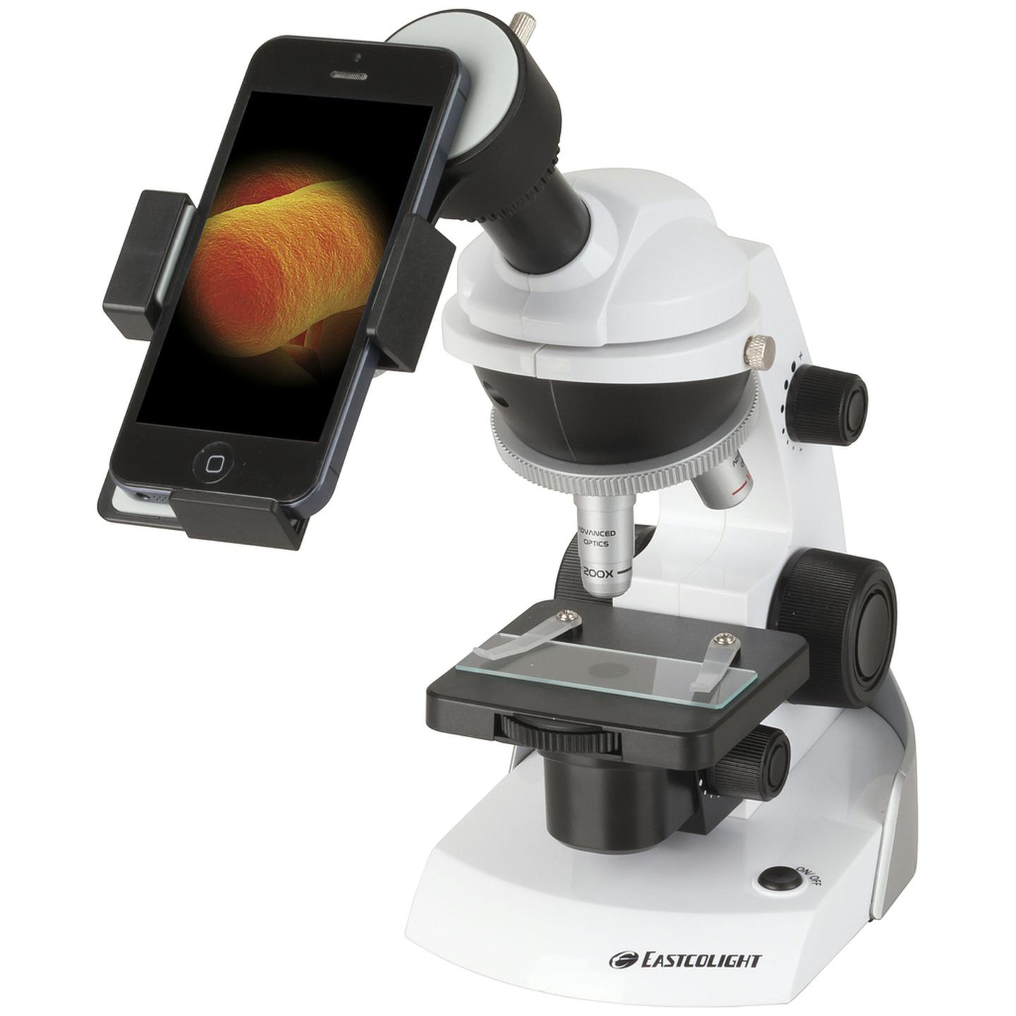 Microscope with Smartphone Mount