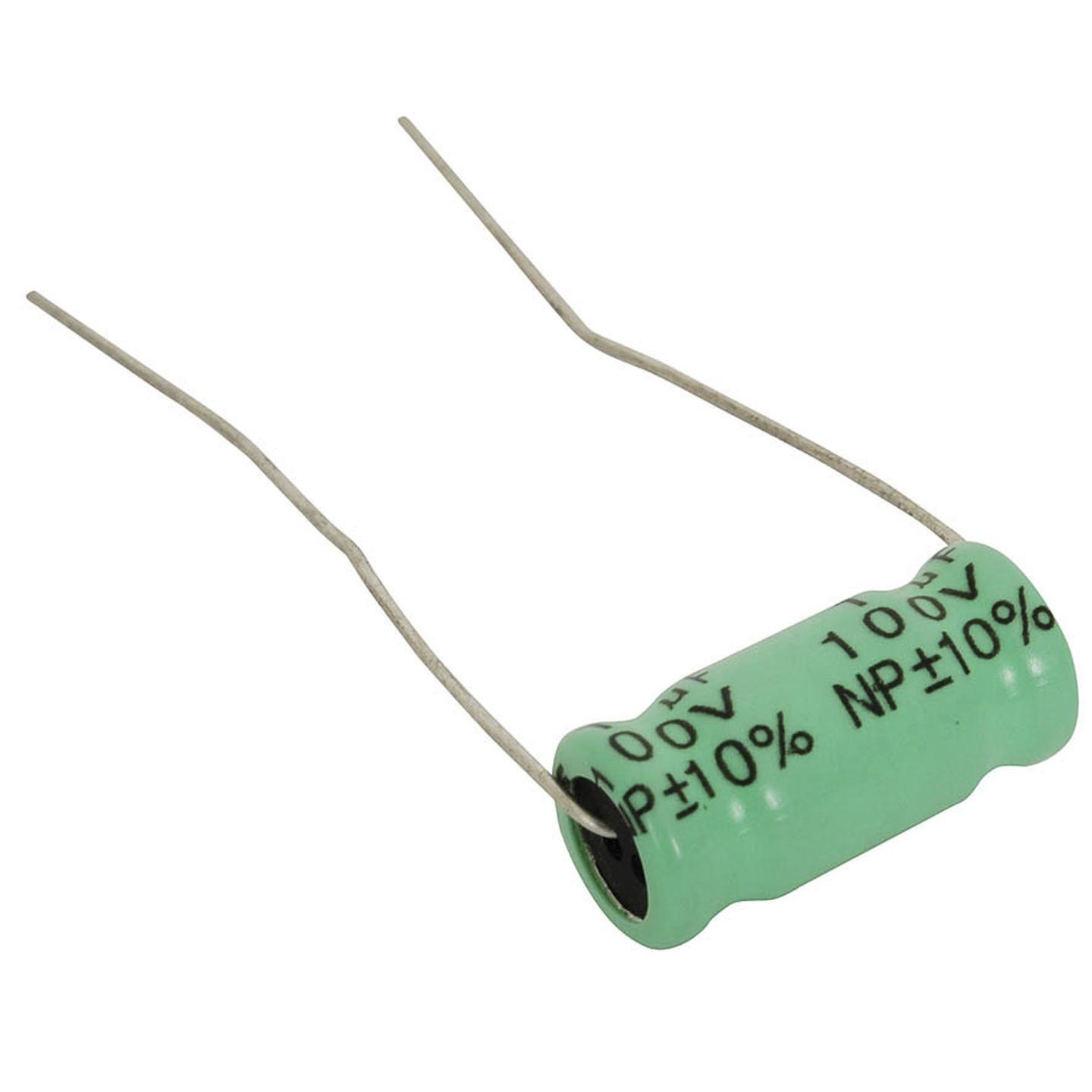 1uF 100V Electrolytic Crossover Capacitor