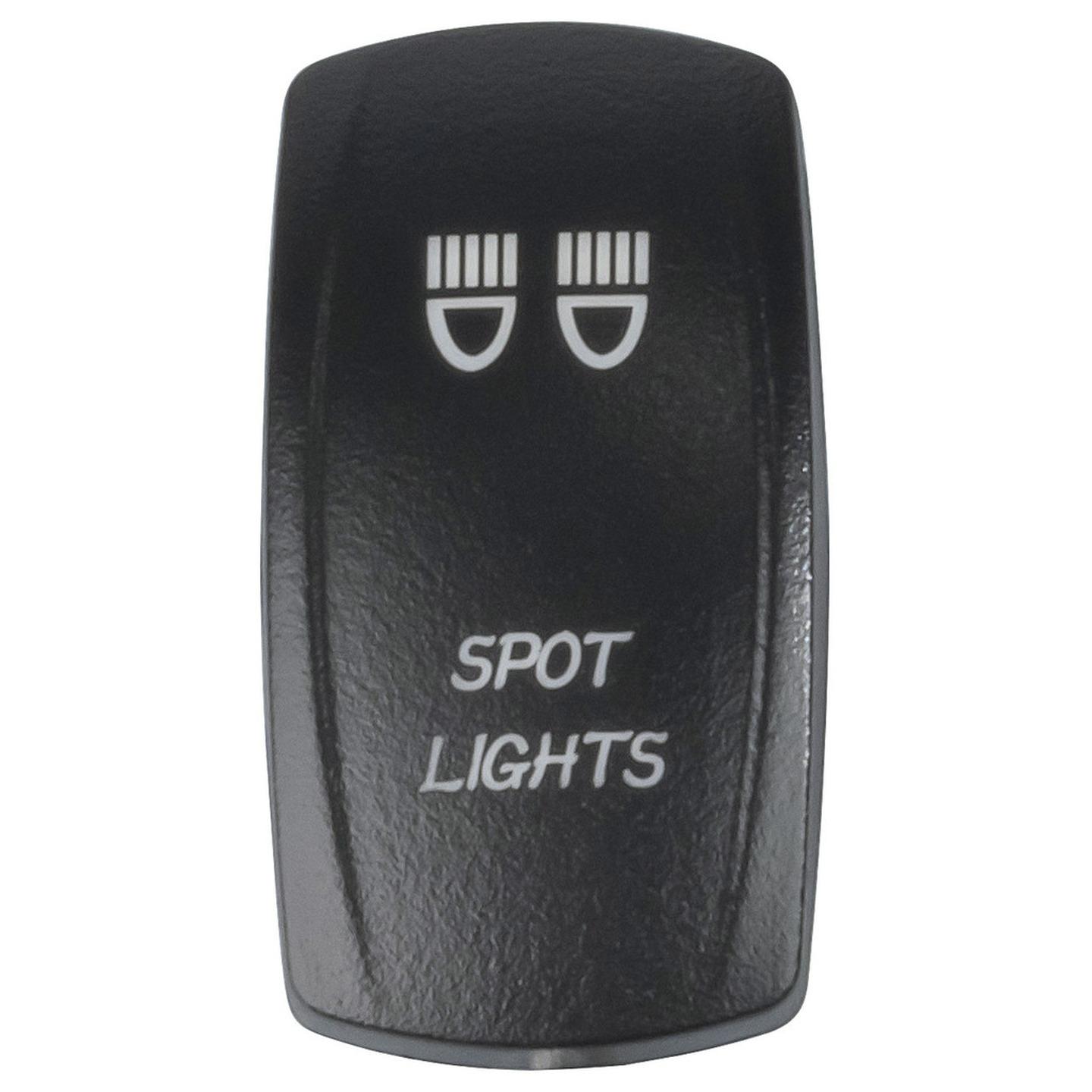 Laser Etched Spot Lights Cover for Illuminated Rocker Switch