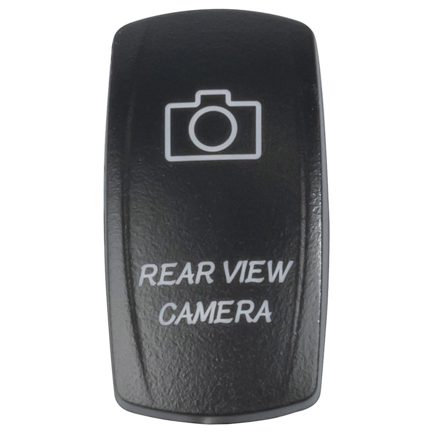 Laser Etched Rear View Camera Cover for Illuminated Rocker Switch