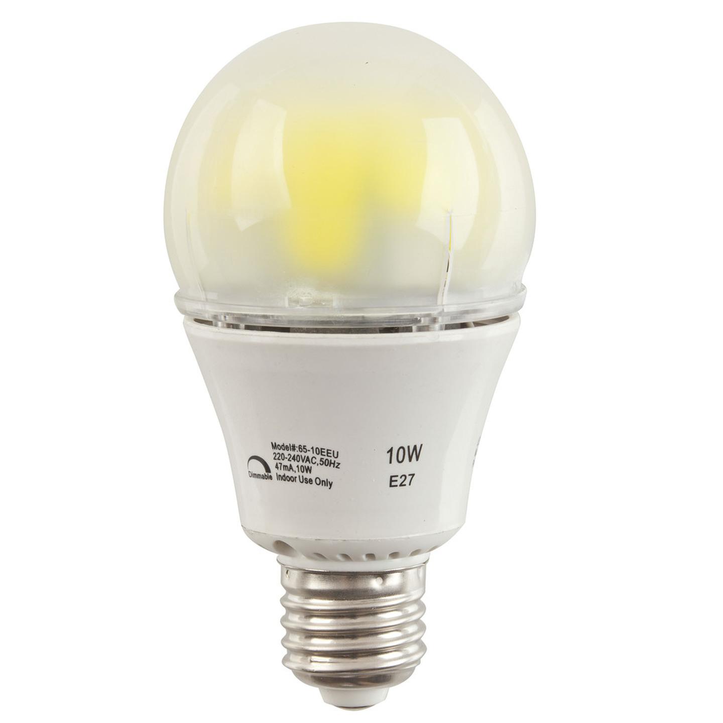 10W Dimmable Mains LED Light Globe Natural White Screw cap