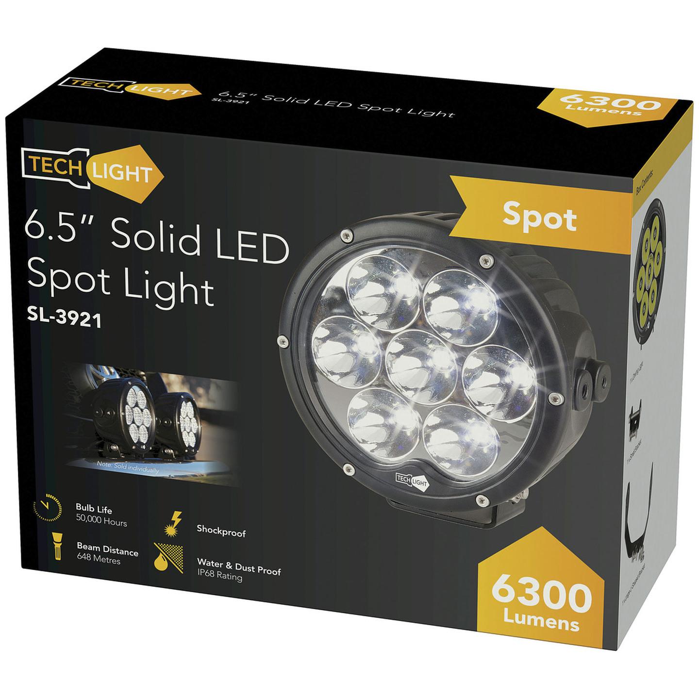 6300 Lumen 6.5 Solid LED Driving Spotlight