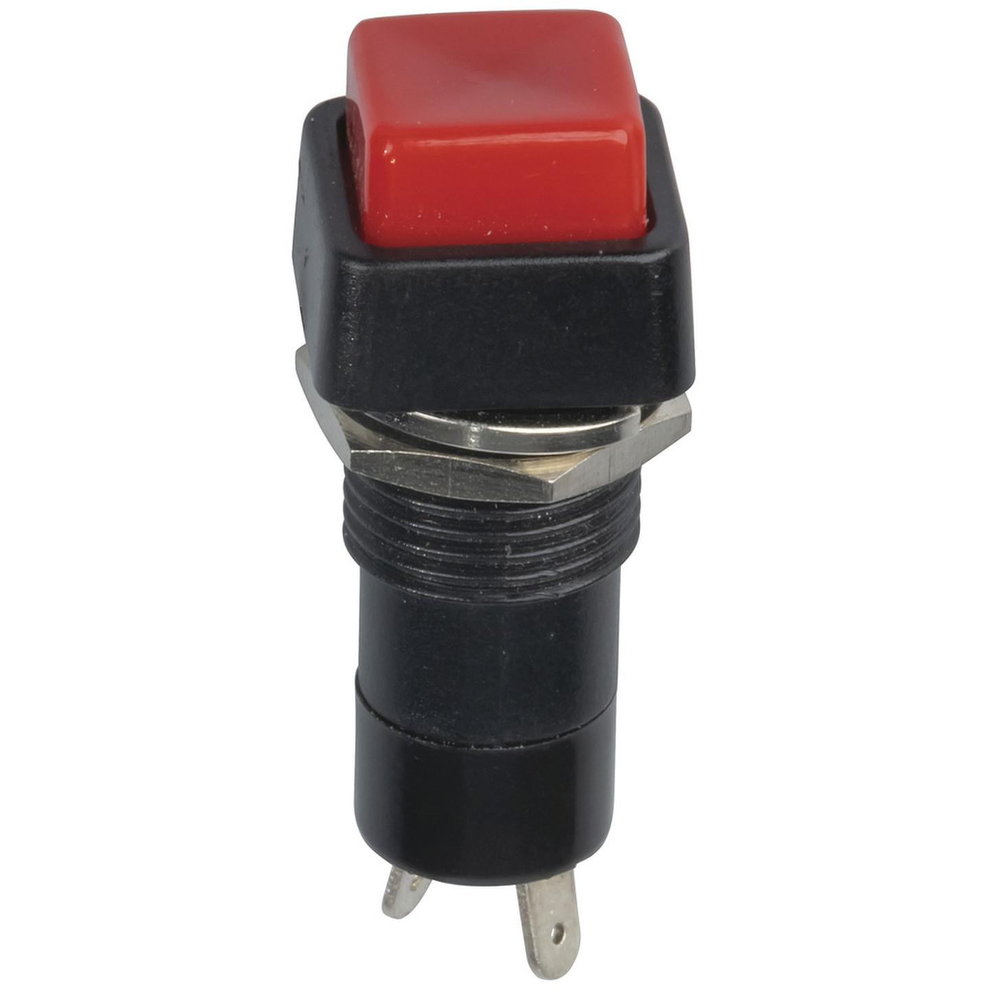 Pushbutton Push-Off N/C SPST Momentary - Red Actuator