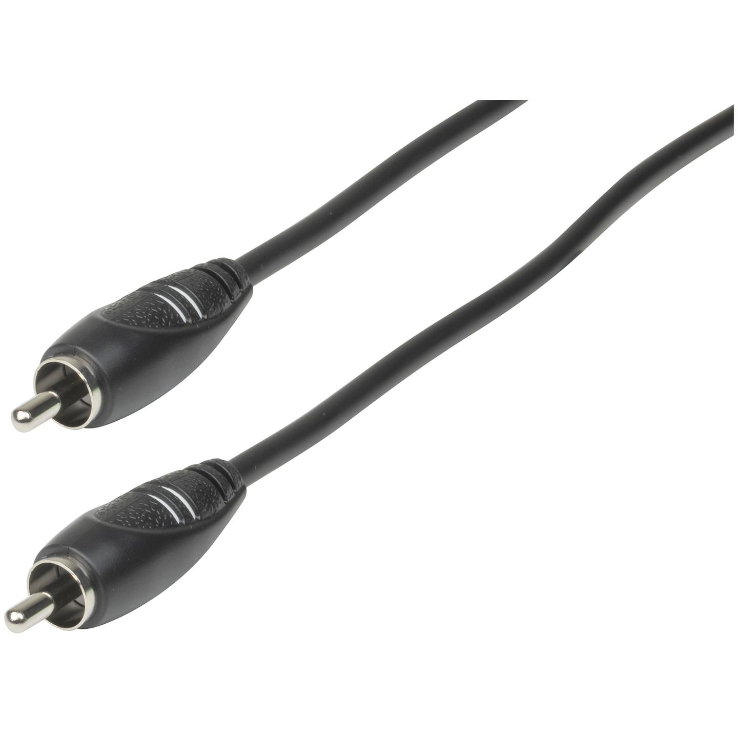 RCA Plug to RCA Plug Audio Cable - 1.5m