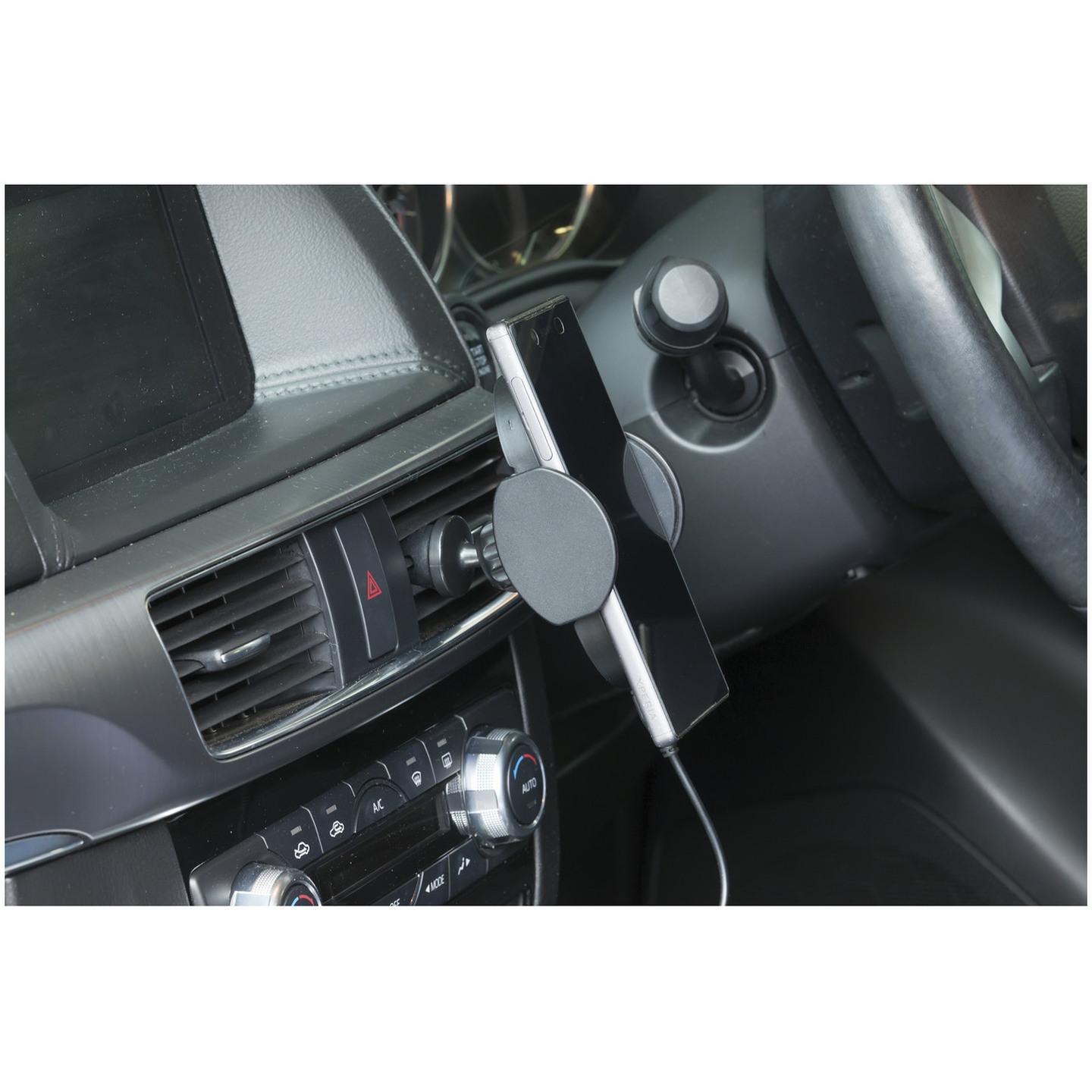 Hyperian Air Vent Phone Cradle with Wireless QI Charging