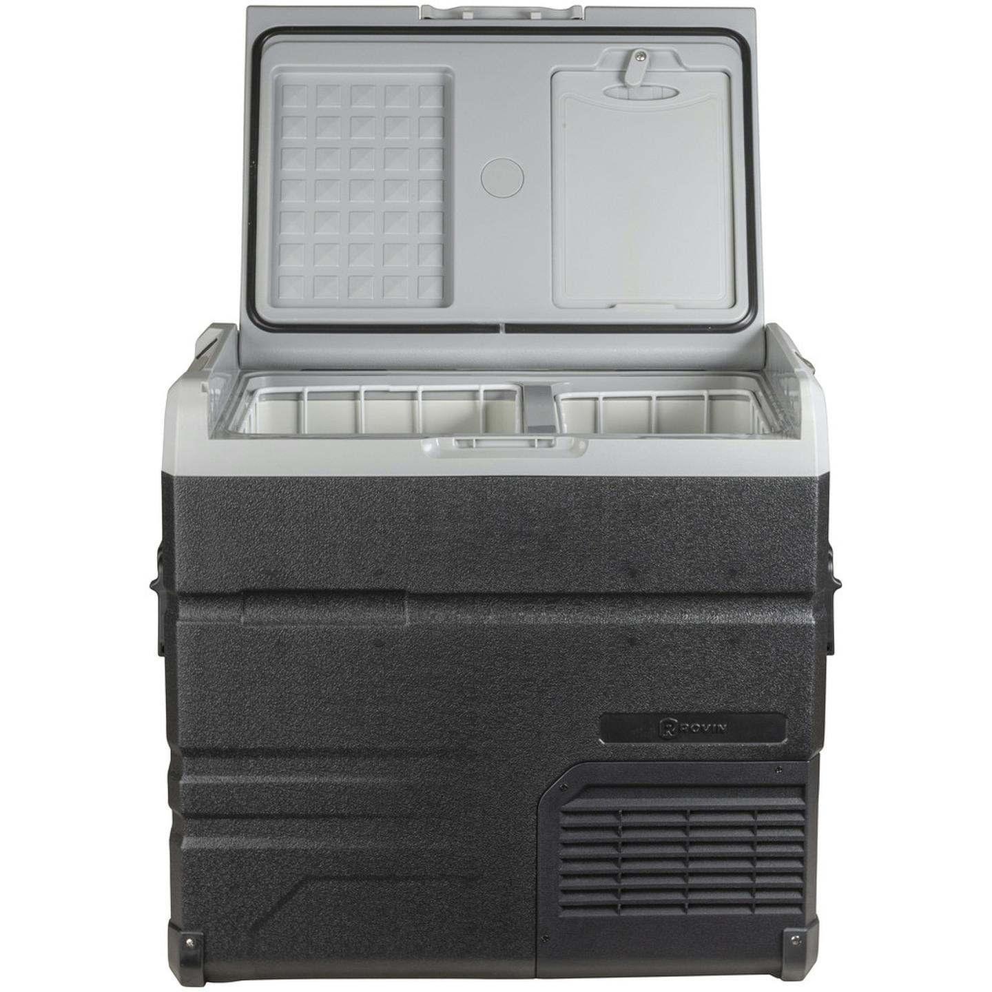 55L Rovin Portable Dual Zone Fridge with Solar and Battery Compartment
