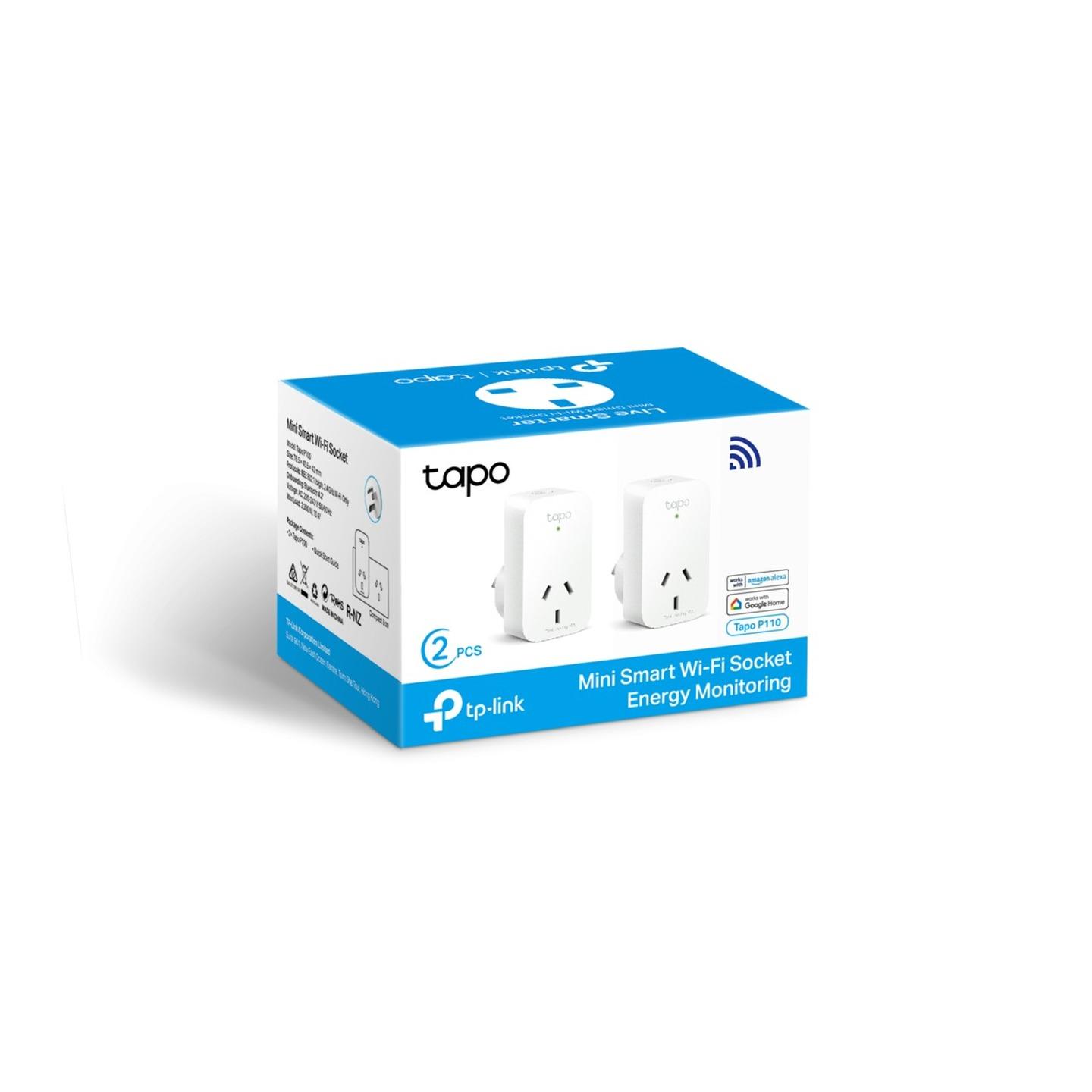 TP-LINK Tapo P110 Smart Plug WIFI 2 Pack