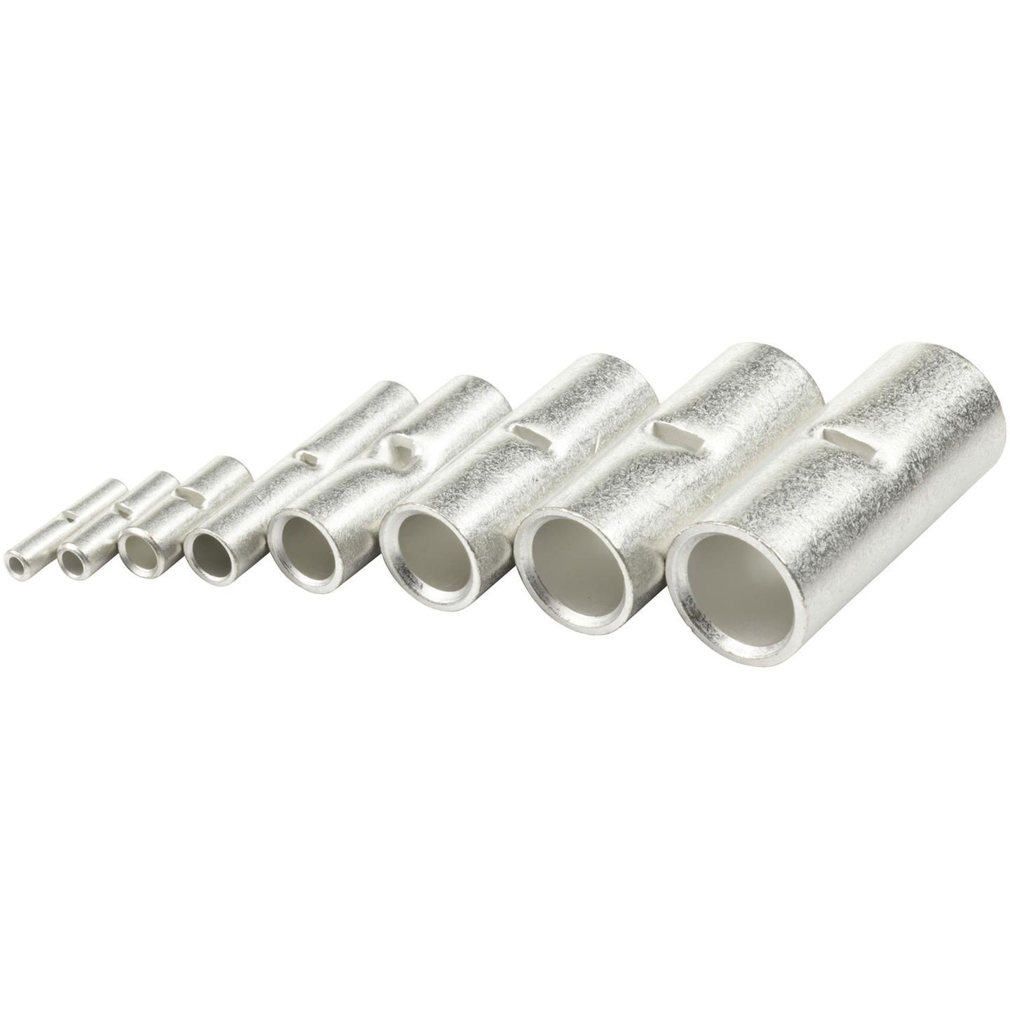 Non-Insulated Butt Terminal 12-10AWG Pack of 10