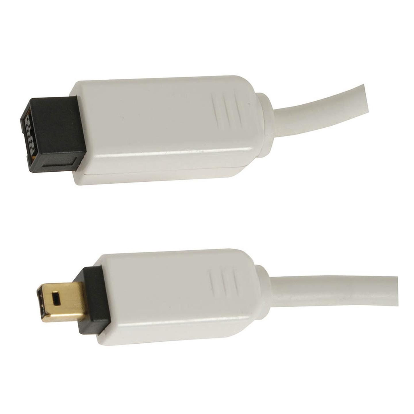 IEEE1394 B 9-pin to IEEE1394 A 4-pin Cable - 1.8m