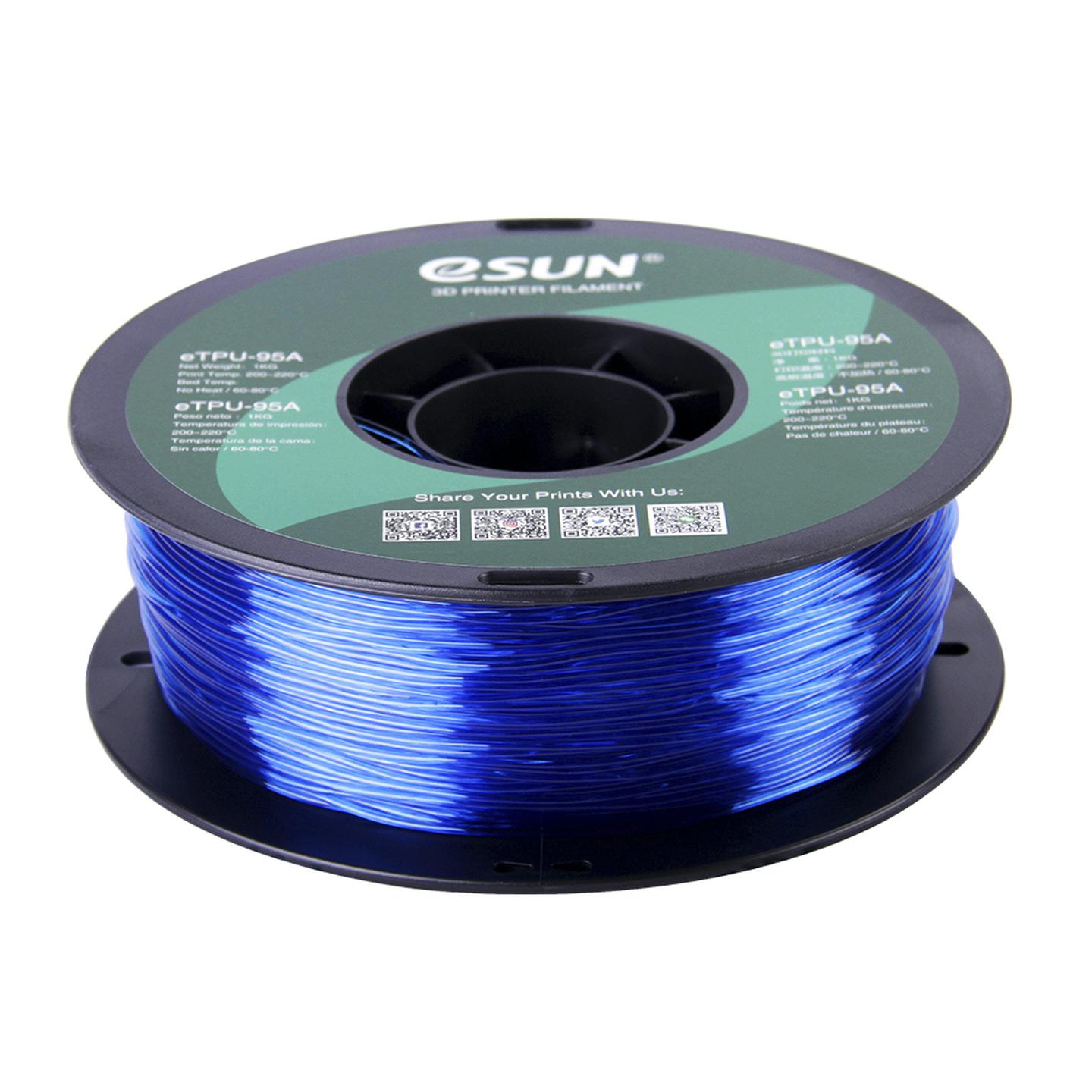 eSUN Blue TPU Filament 1kg 1.75mm