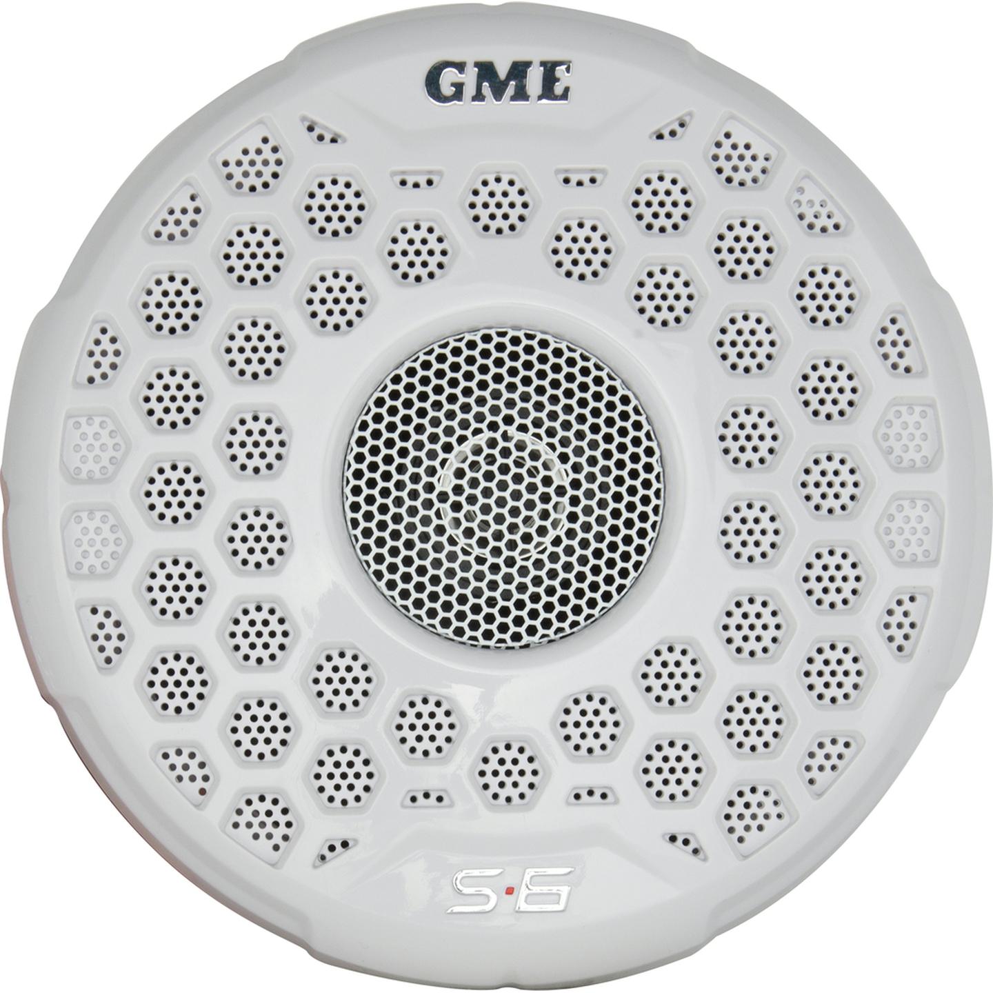 GME 140 Watt IP54 Marine Flush Mount Speakers - 180mm Pair - White