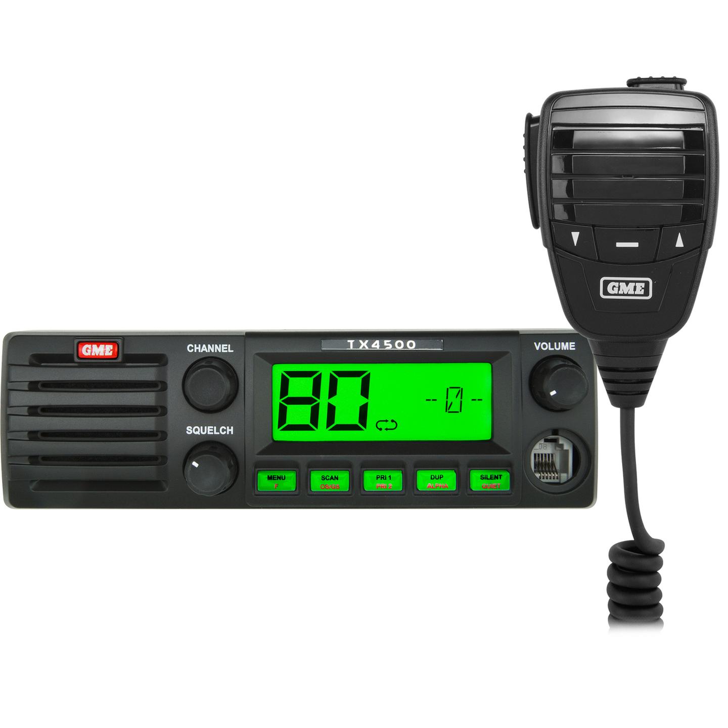GME 5 Watt DIN Mount UHF CB Radio with ScanSuite