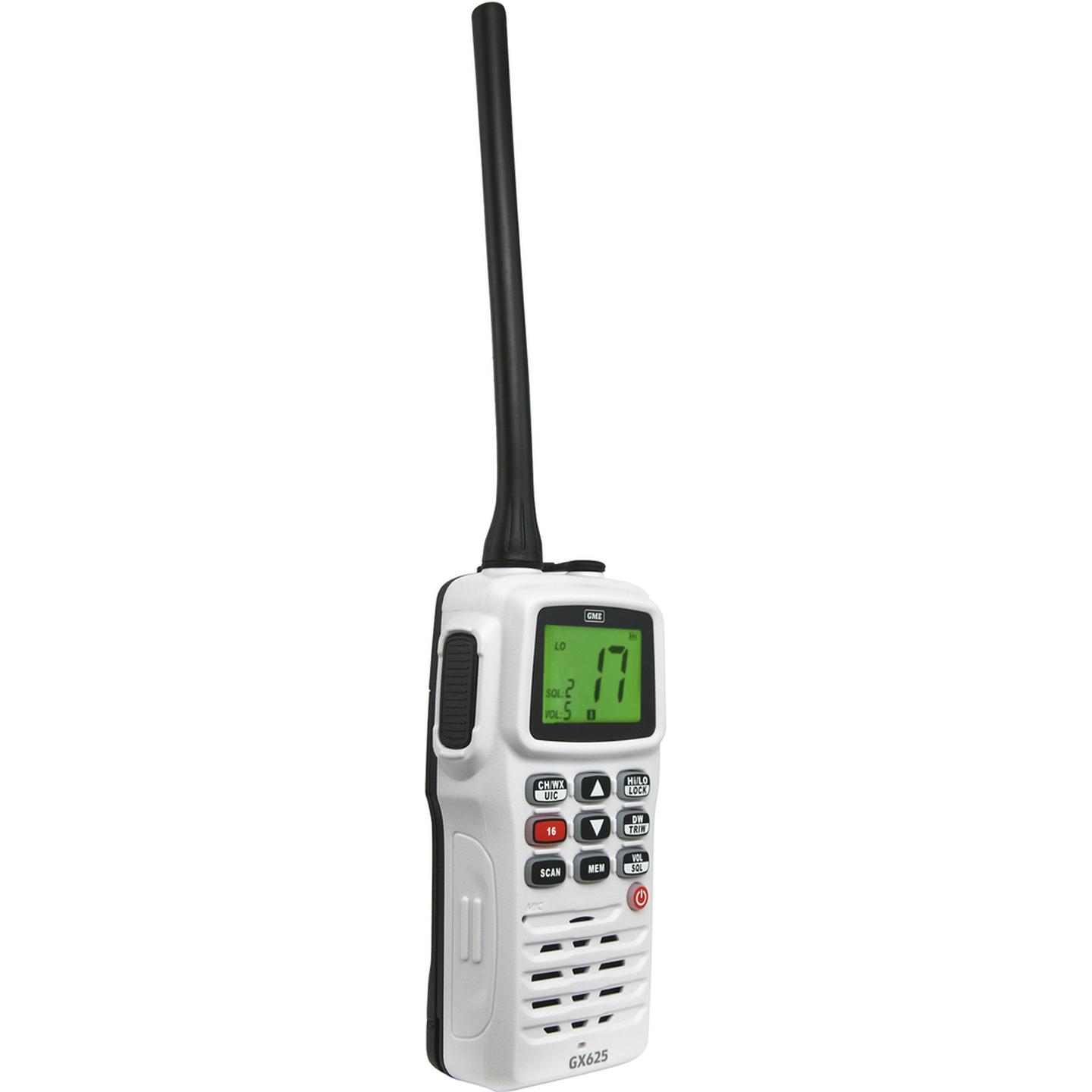 GME VHF Marine Handheld Radio 5/1 Watt