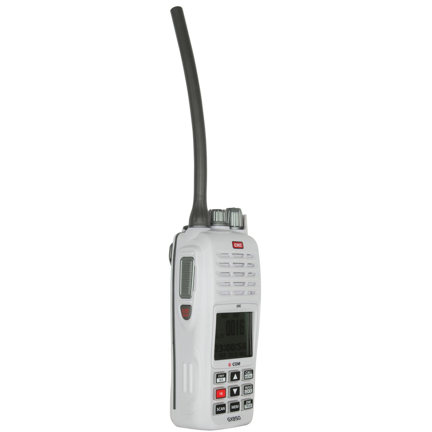 GME 5/1 Watt DSC VHF Handheld Marine Radio - Float and Flash