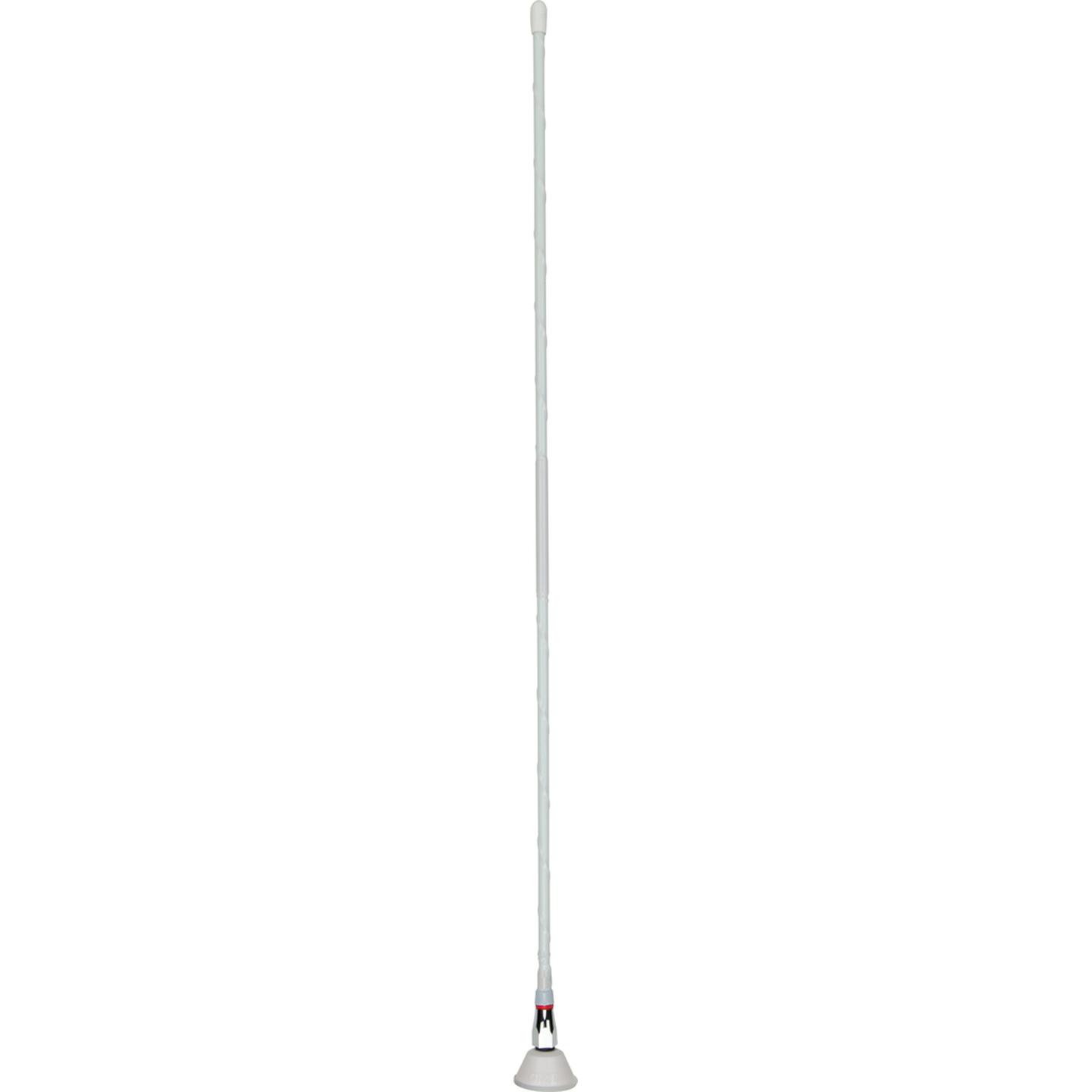 600mm 27MHz Ground Dependent Antenna Base Cable and Plug - White