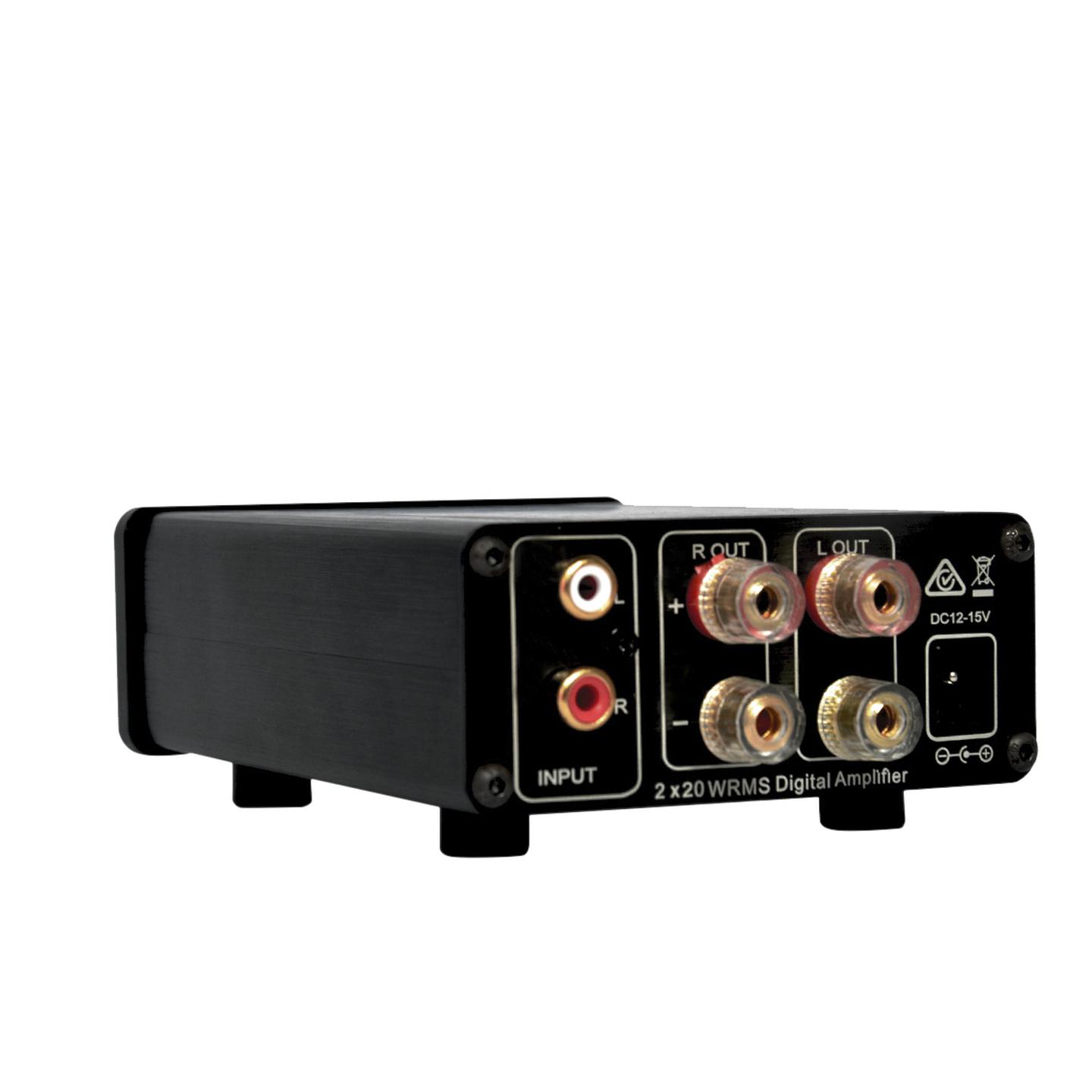 Compact 2 x 20WRMS Stereo Amplifier