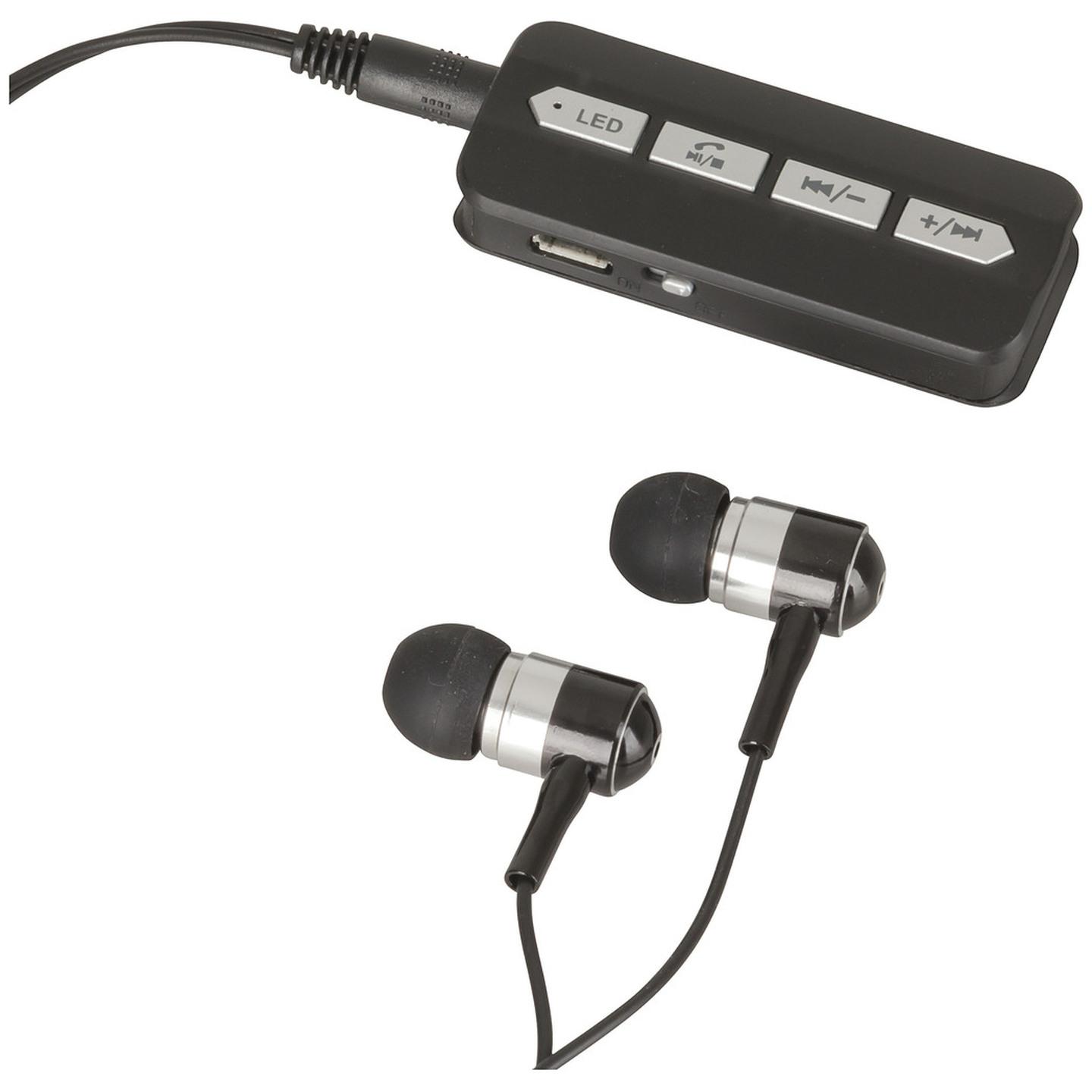 Rechargeable Bluetooth Audio Receiver with Earphones