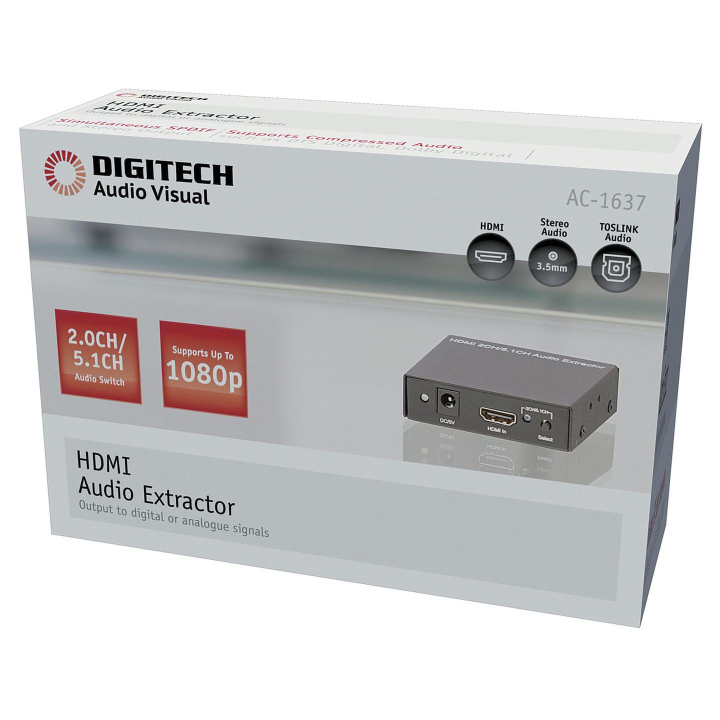 HDMI Audio Extractor W/OPT