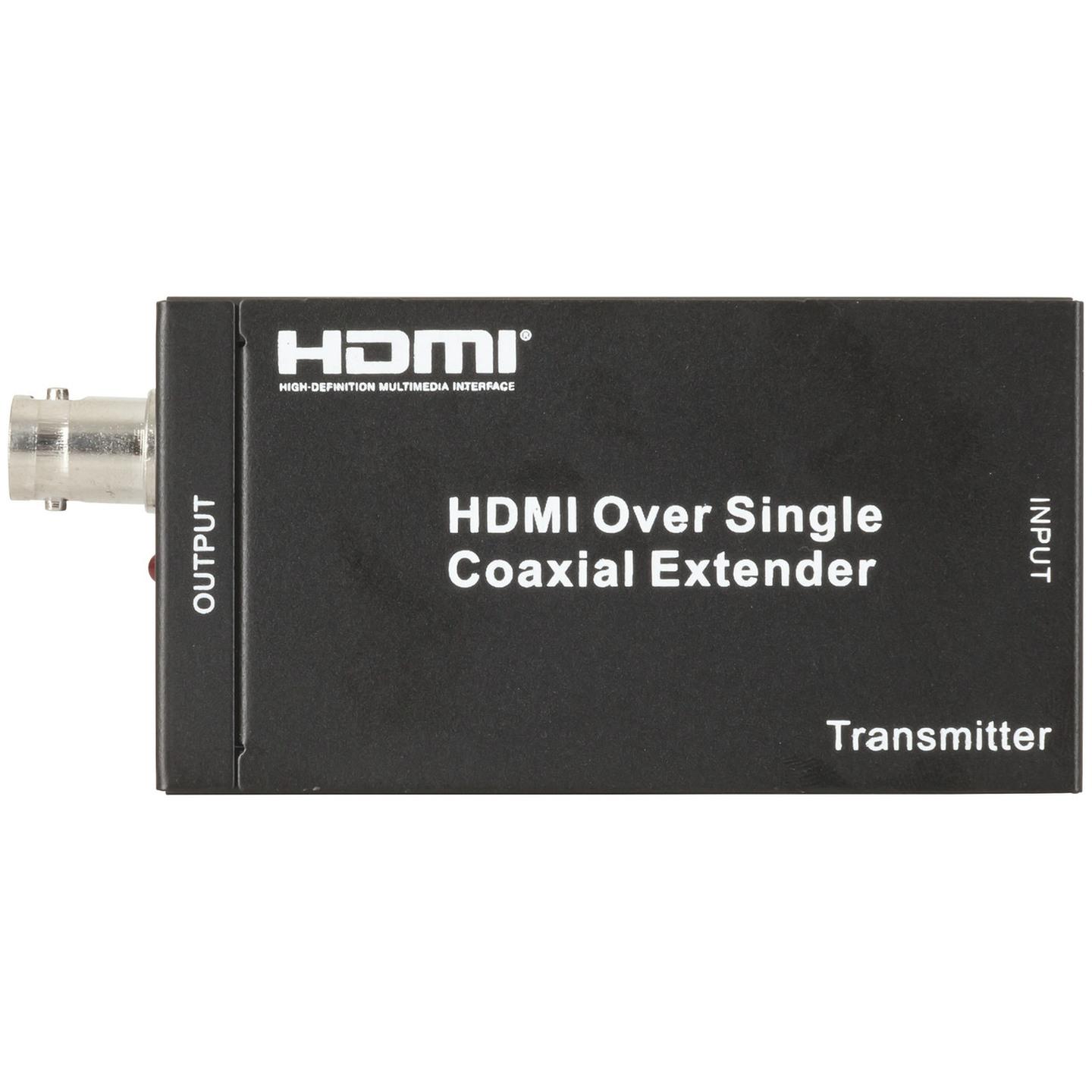 Coaxial HDMI Extender with IR Extender