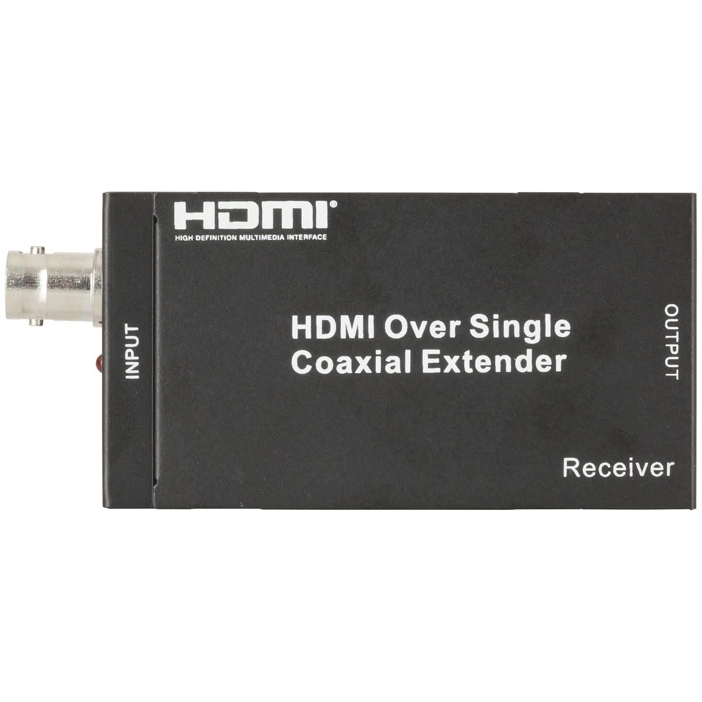 Coaxial HDMI Extender with IR Extender