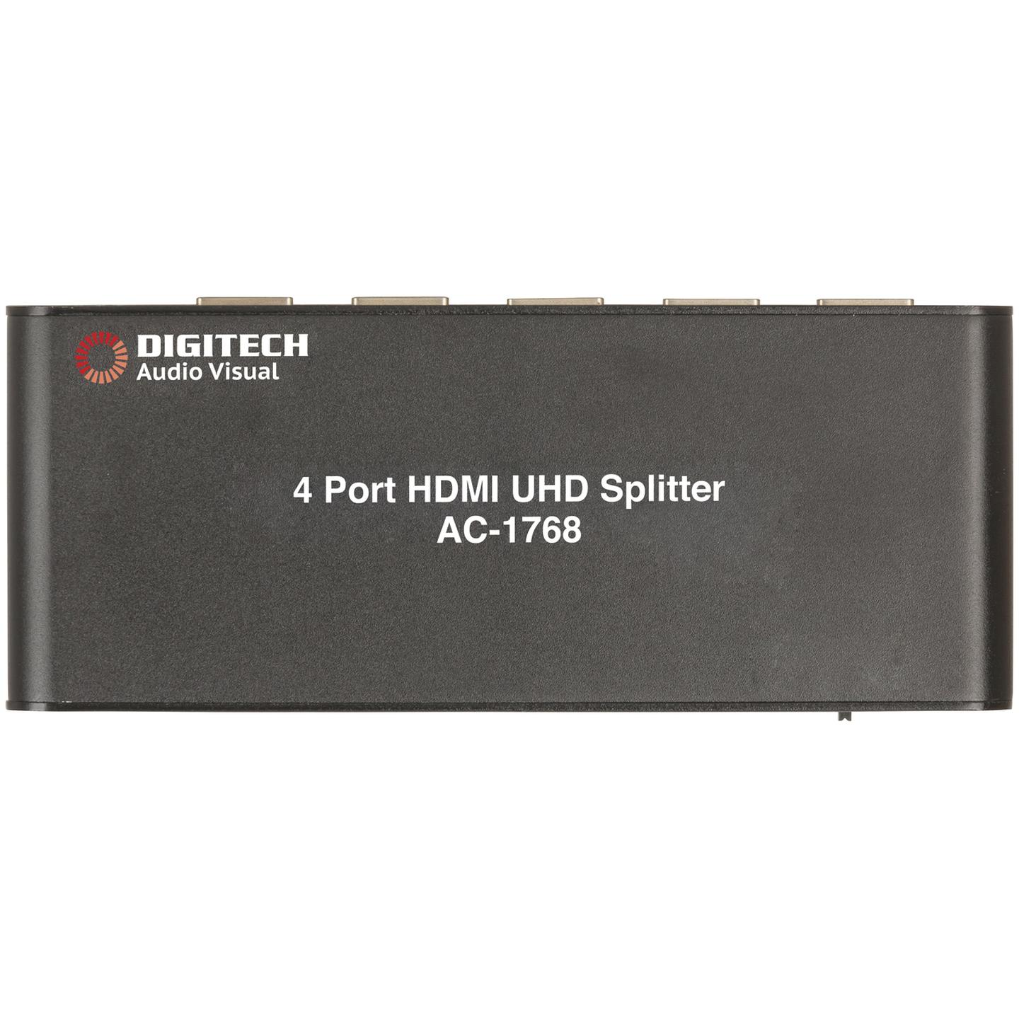 4 Way HDMI 2.0 UHD Splitter