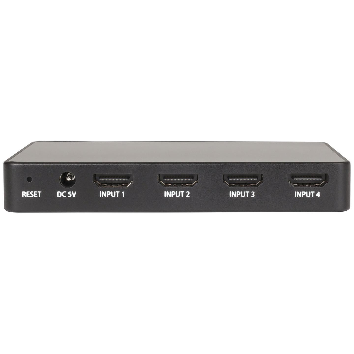 Concord 4 Way HDMI Switcher with Voice Assist