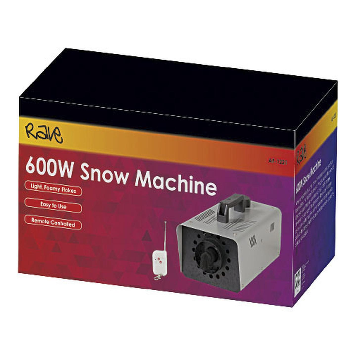Rave 600W Snow Machine