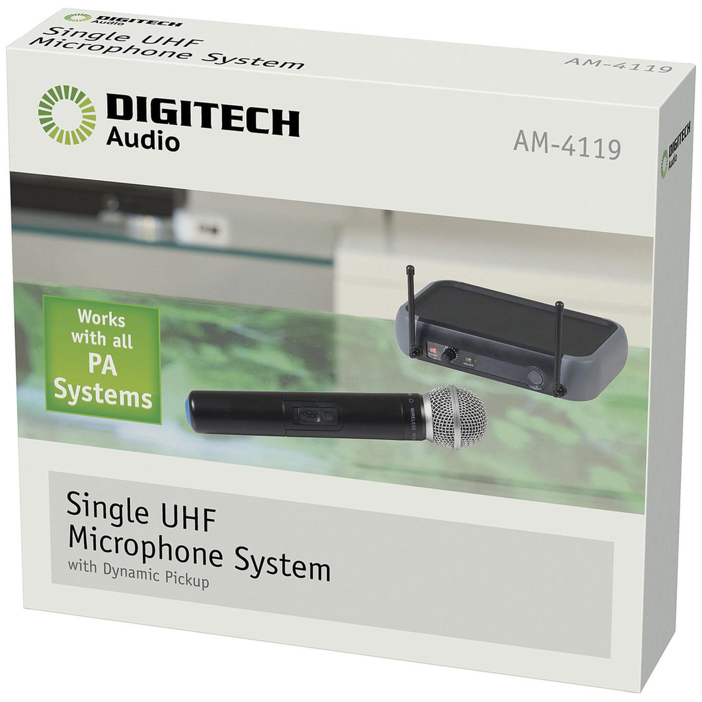 Digitech Single Channel Wireless UHF Microphone