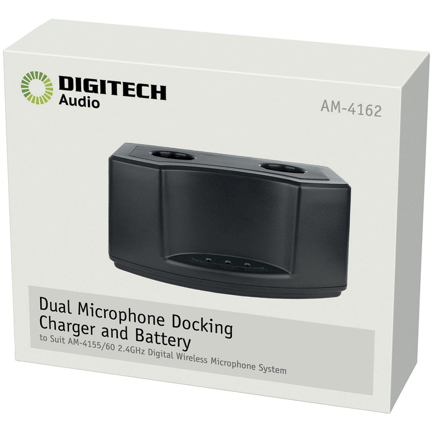 Dual Microphone Dock Charger and Battery to suit AM4155/60