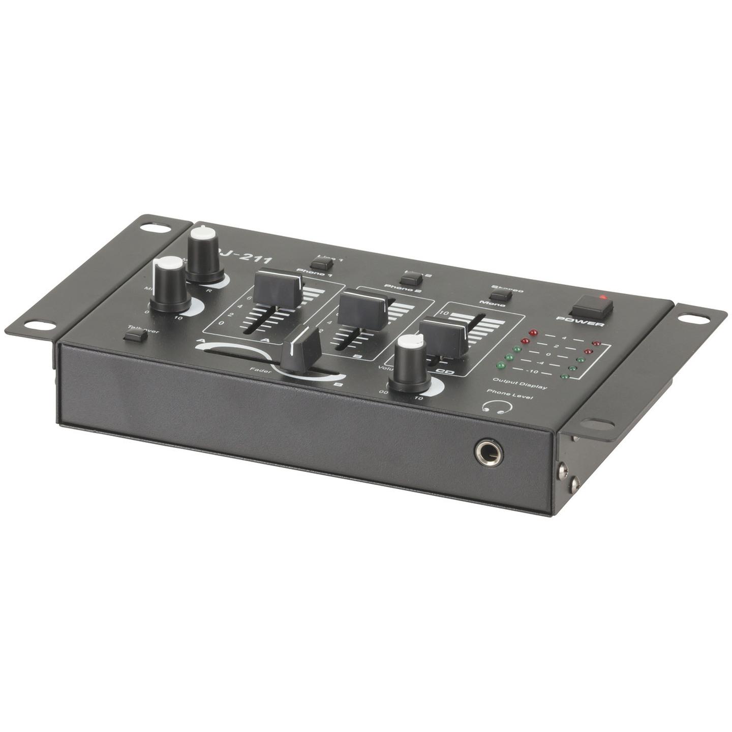 3 Channel Stereo DJ Mixer